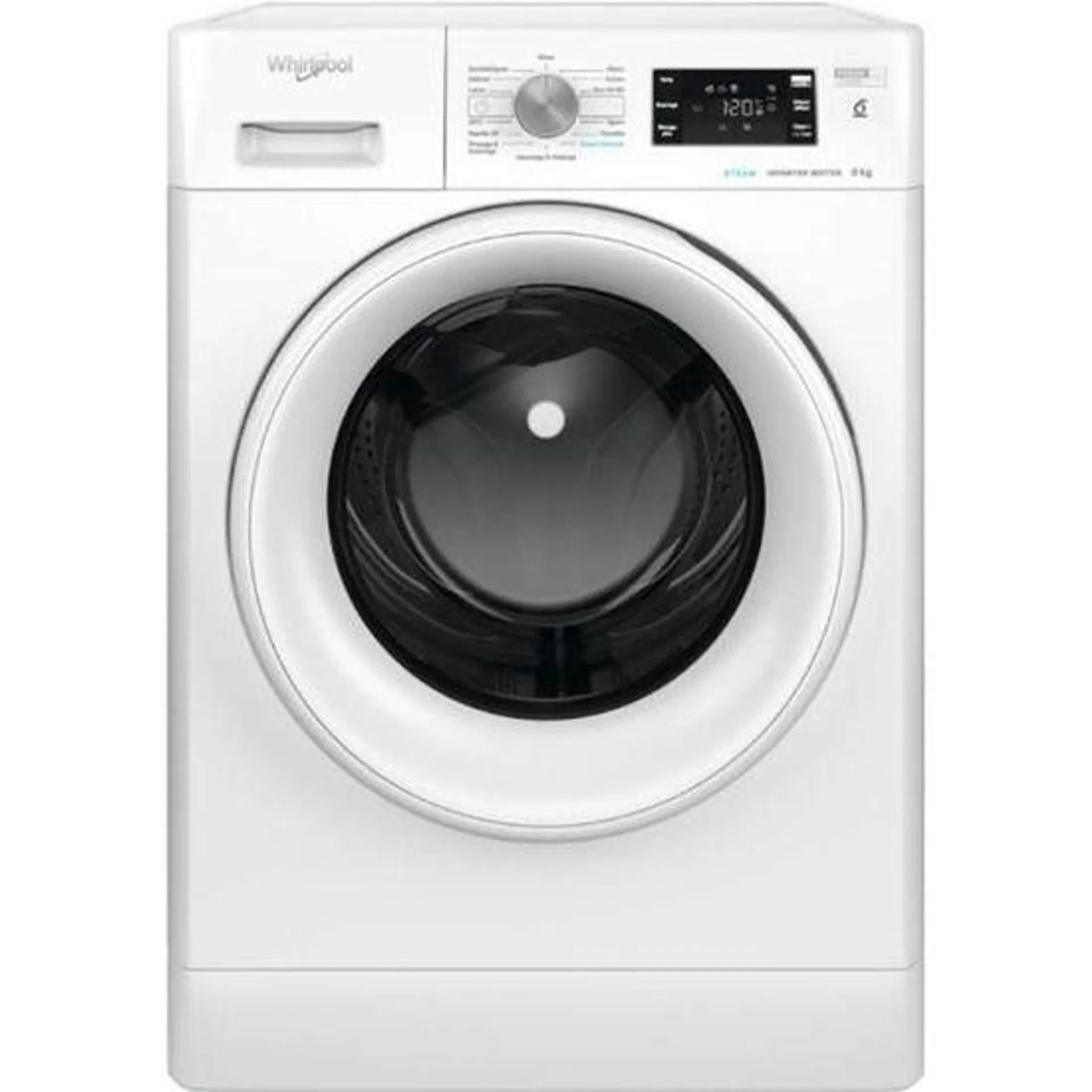 Lave-linge hublot 8kg 1400 tours/min - Whirlpool FFBS8469WVFR