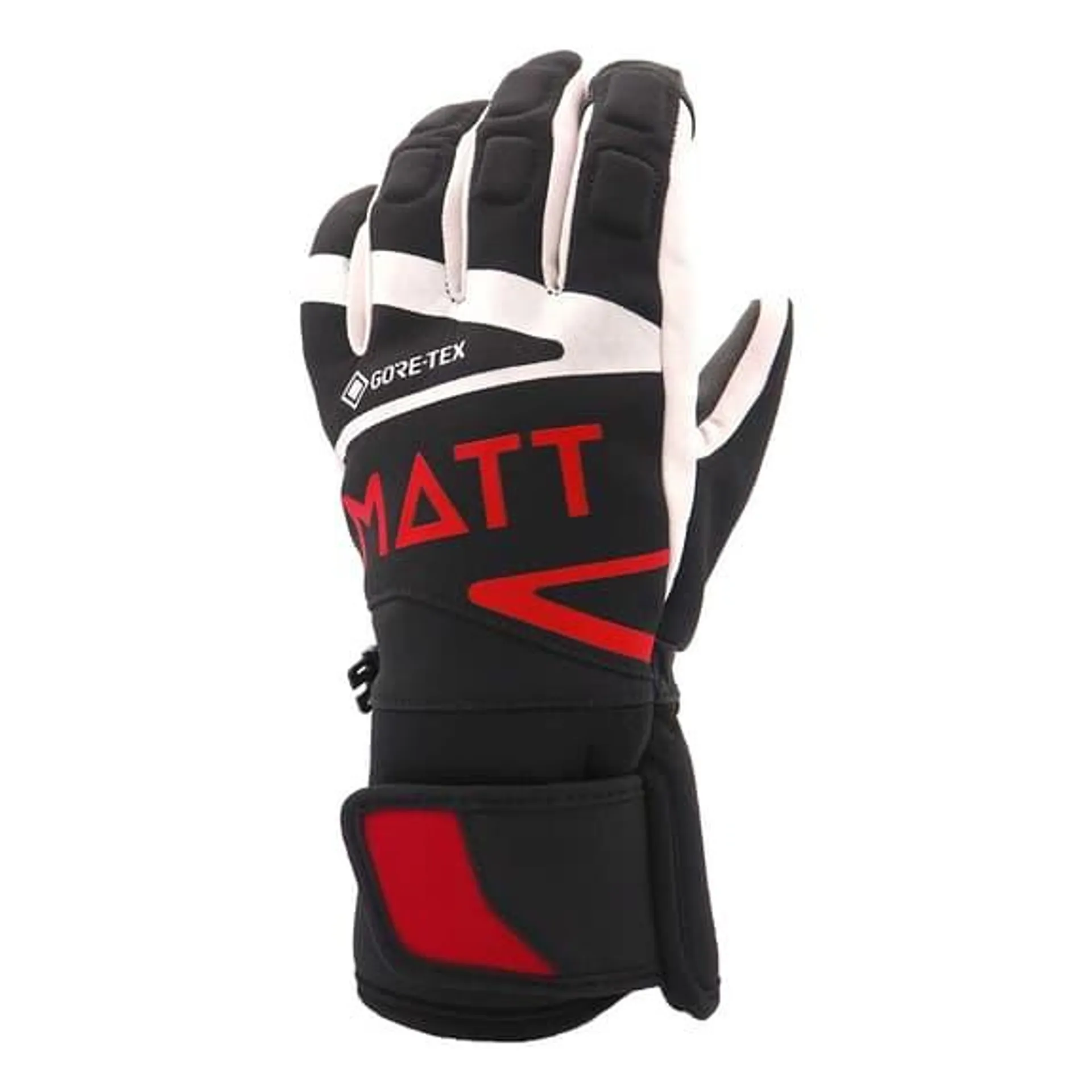 Gants MATT Skifast GORE-TEX noir rouge junior