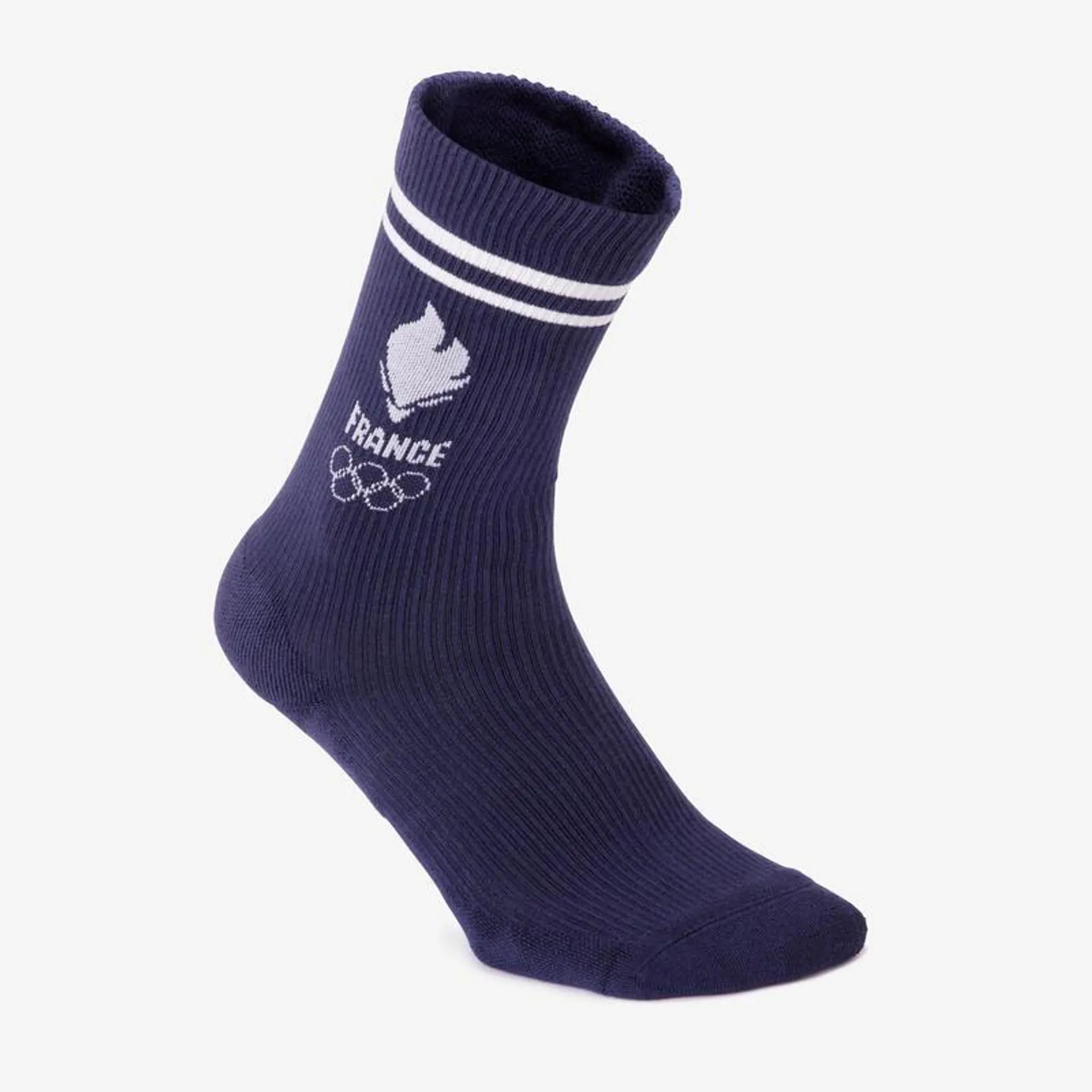 Chaussettes Equipe de France Olympique Adulte Mixte bleues