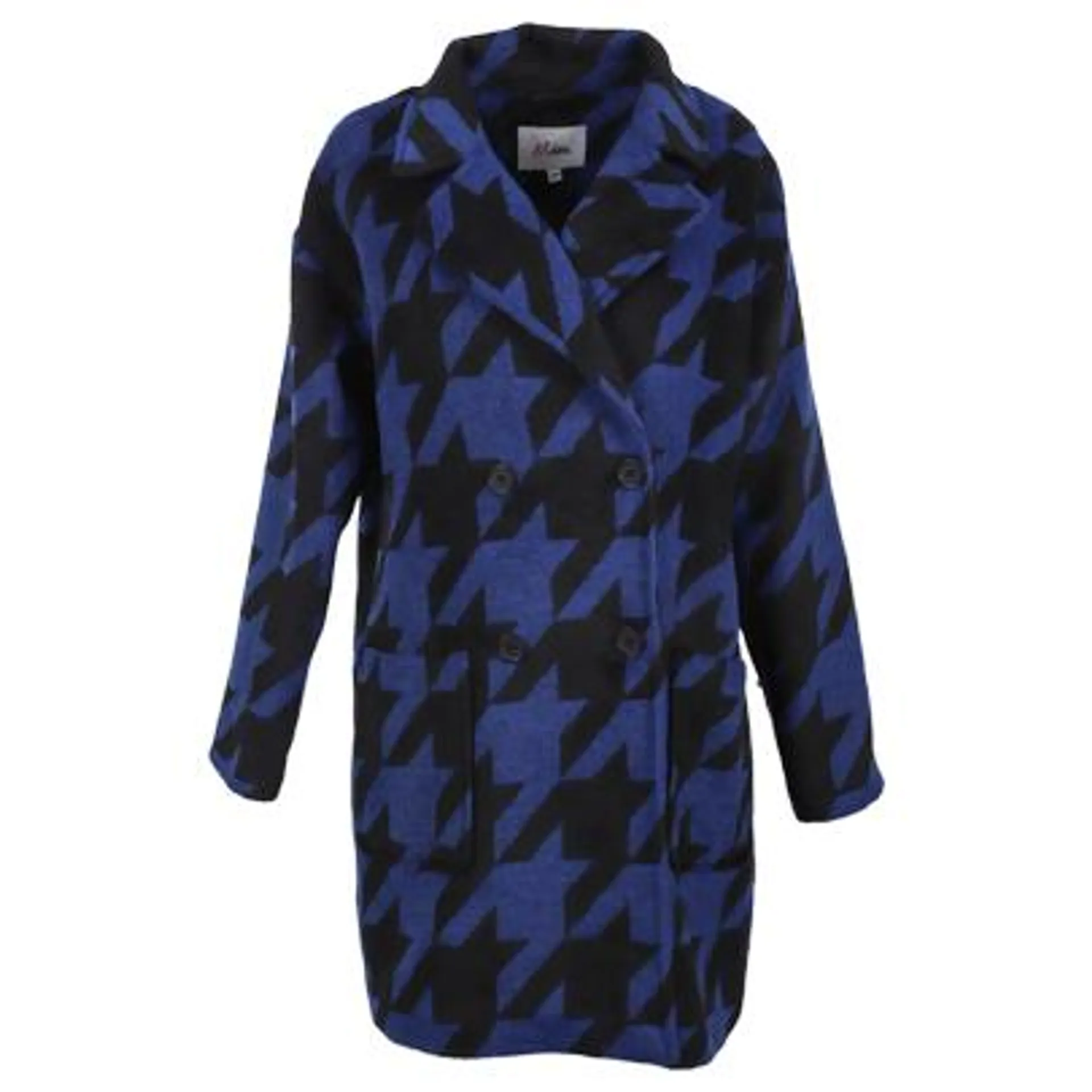 Manteau croisé bleu