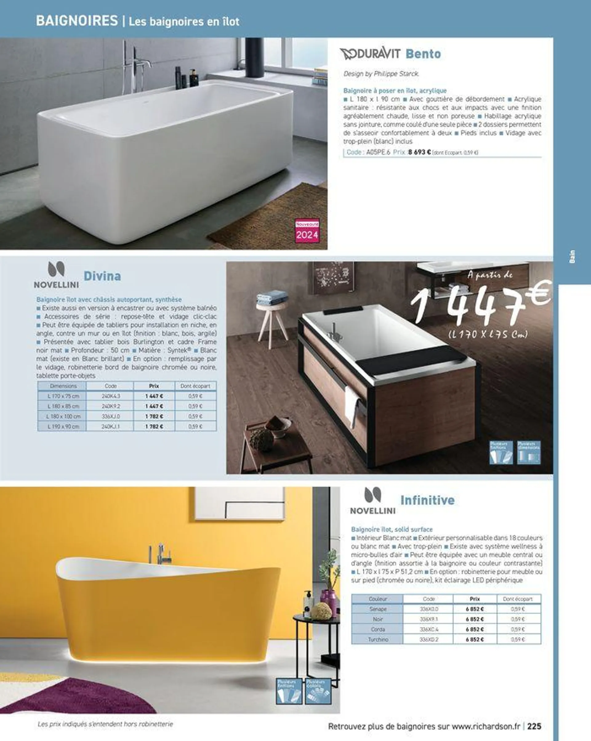 Salle de bains et carrelage 2024 du 23 mai au 31 décembre 2024 - Catalogue page 227