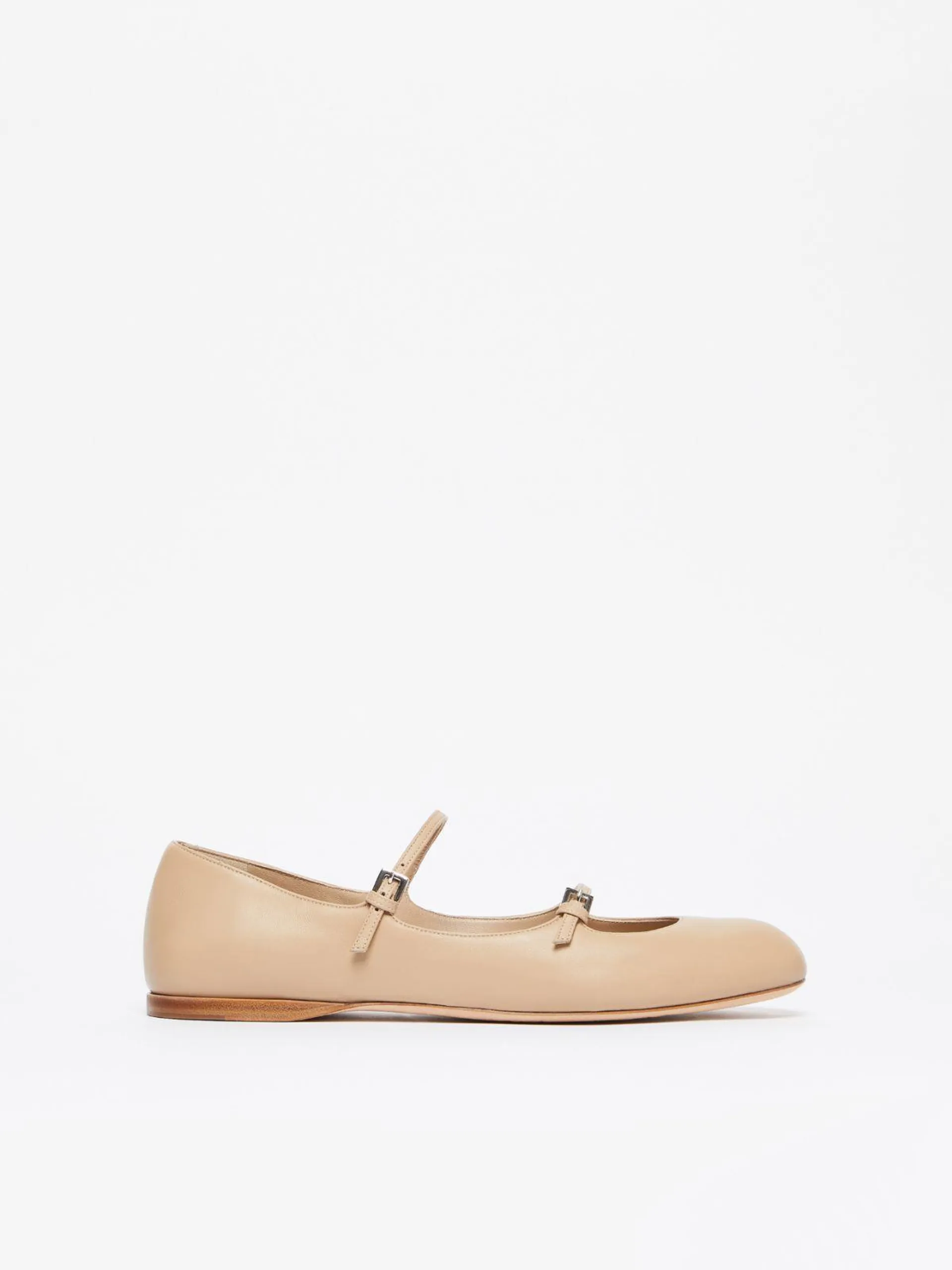 Nappa leather ballet flats