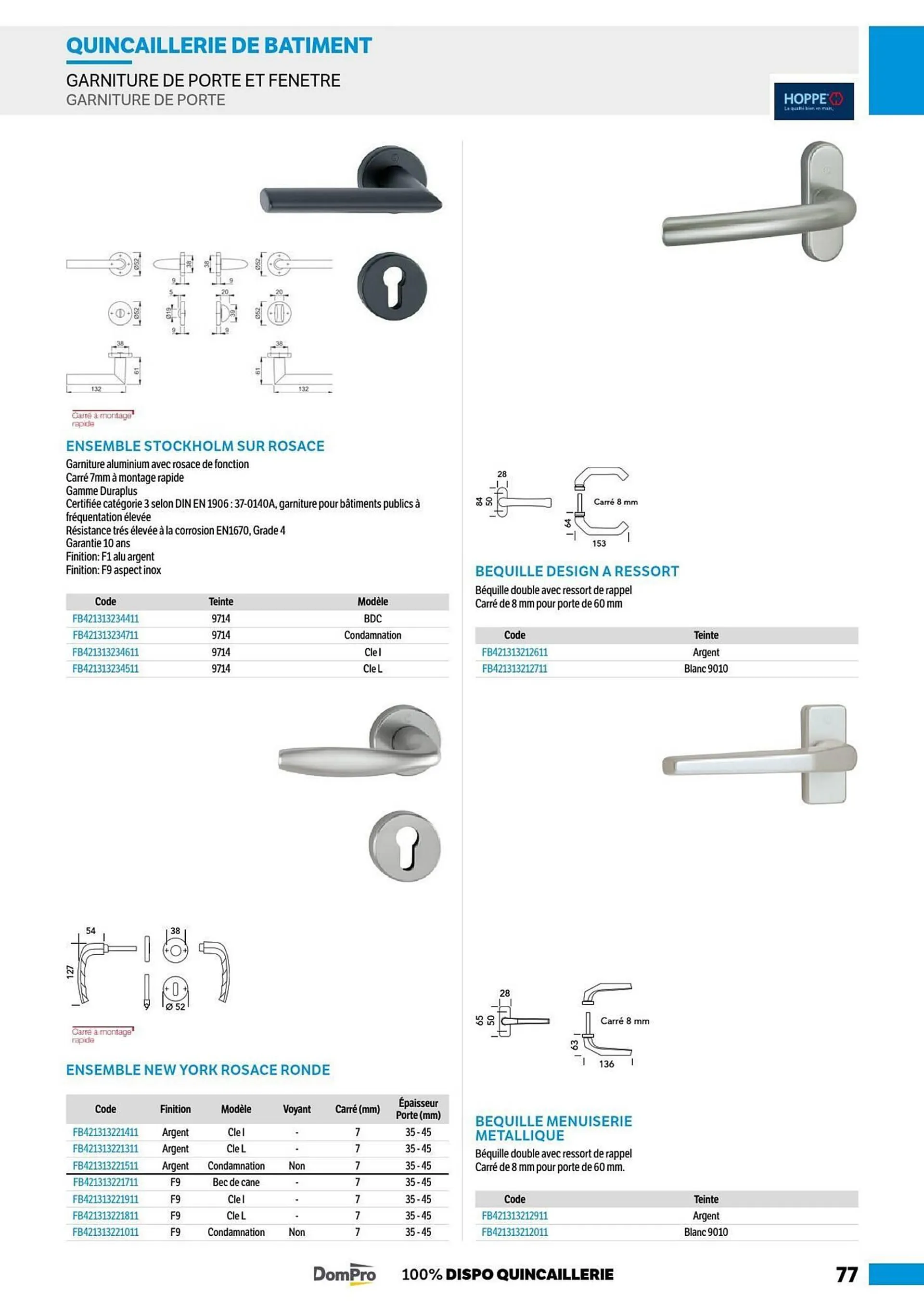 Catalogue DomPro du 8 juillet au 4 janvier 2025 - Catalogue page 77