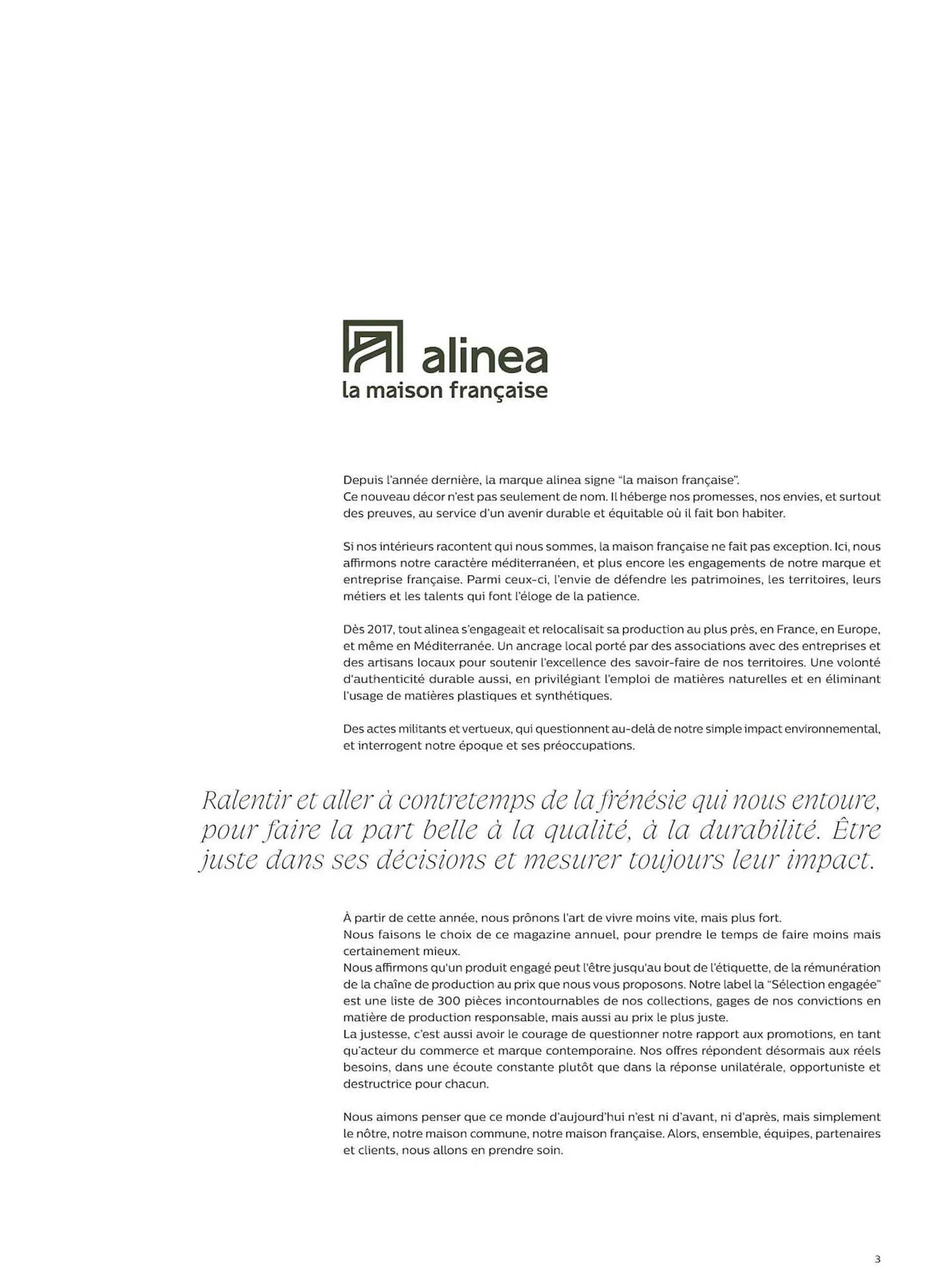 Catalogue Alinéa - 3
