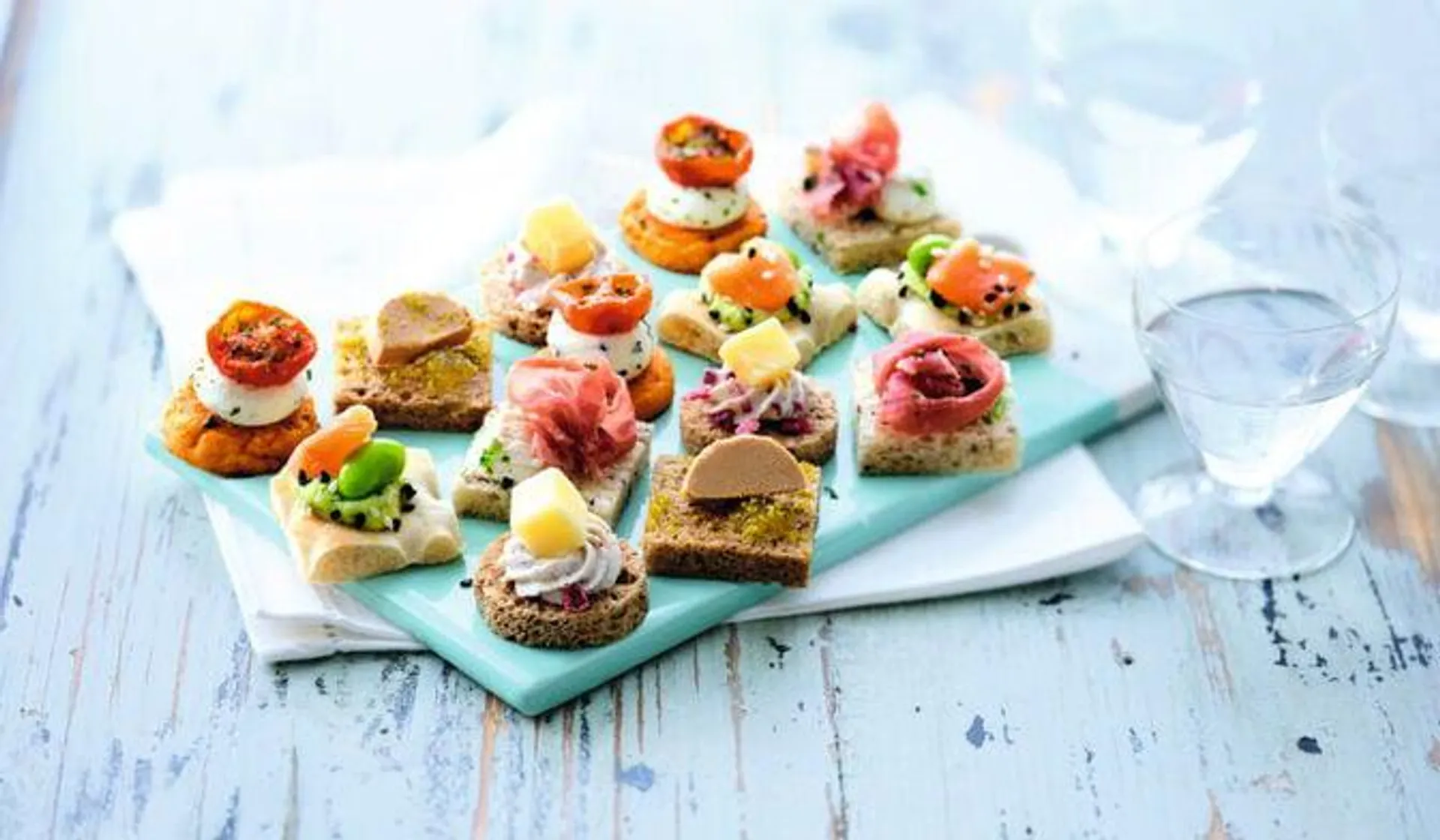 20 canapés apéritifs