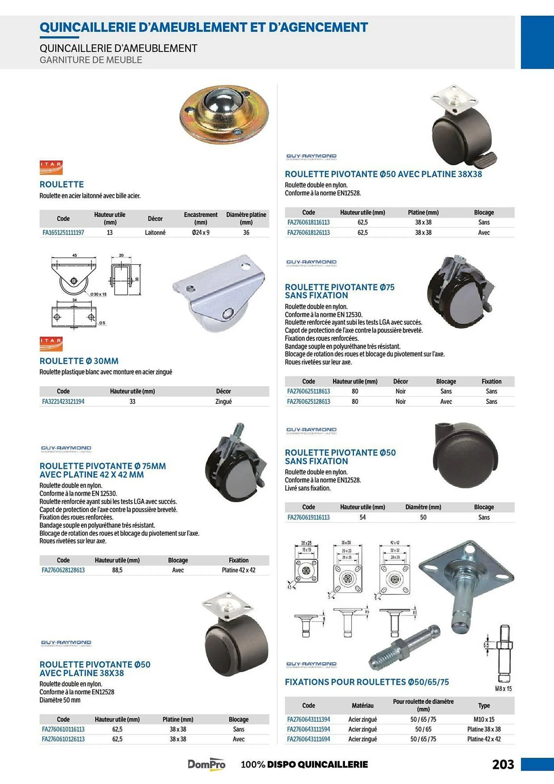 Catalogue DomPro du 8 juillet au 4 janvier 2025 - Catalogue page 203