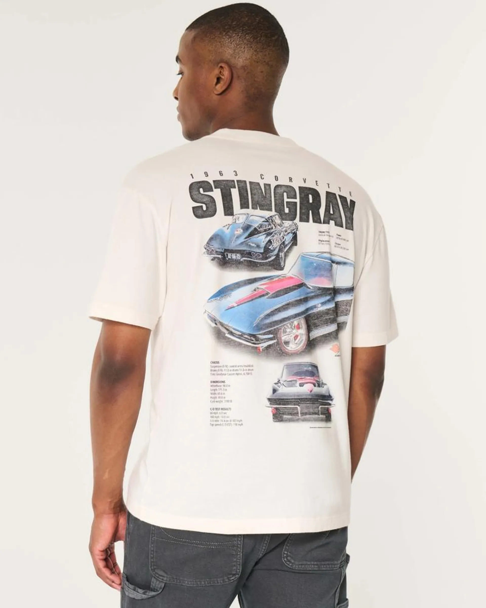 Boxy Corvette Stingray Graphic Tee