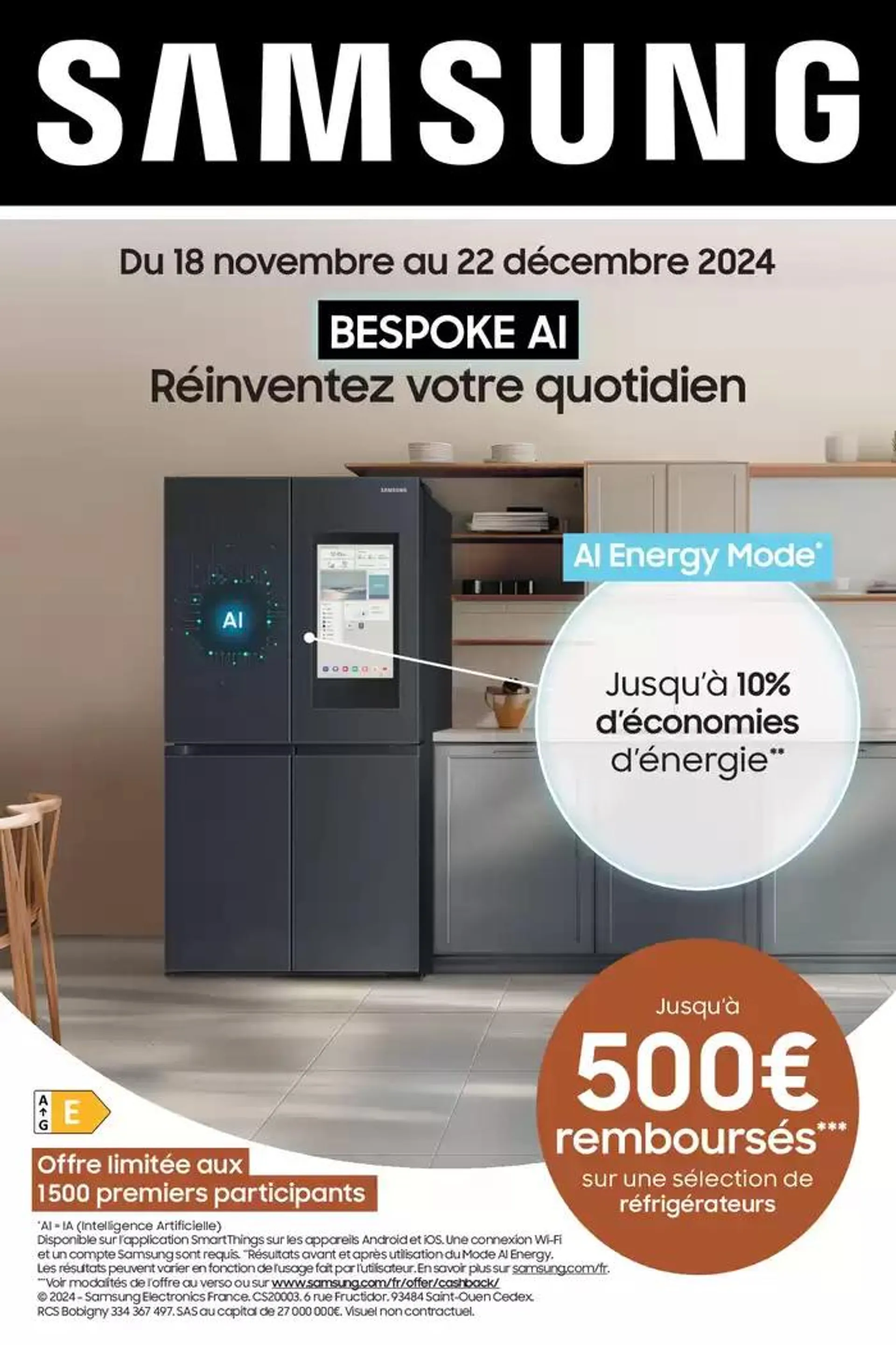 Jusquà 500€ remboursés - 1