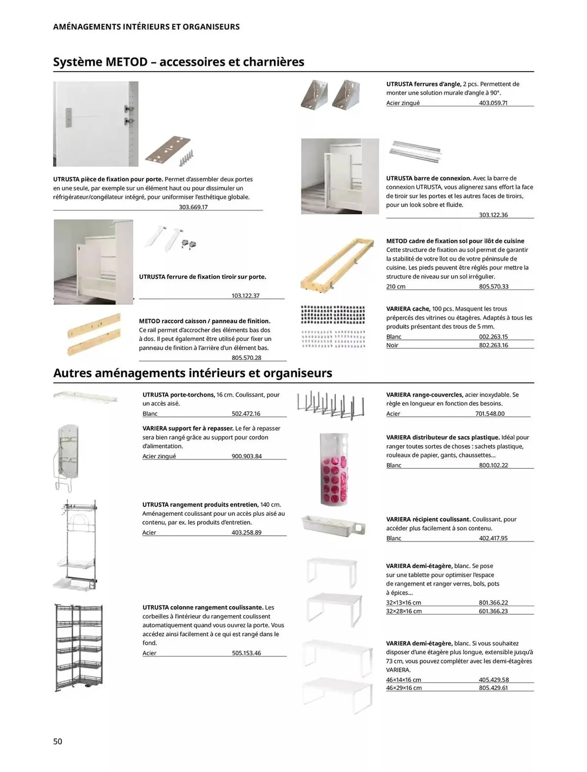 Catalogue IKEA du 1 octobre au 31 juillet 2025 - Catalogue page 50