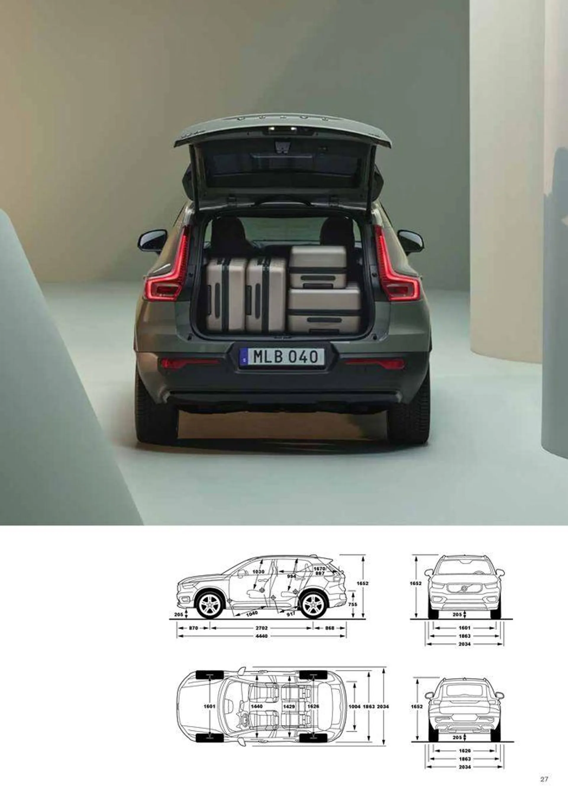 VOLVO XC40 B3/B4 du 18 juin au 31 décembre 2024 - Catalogue page 27