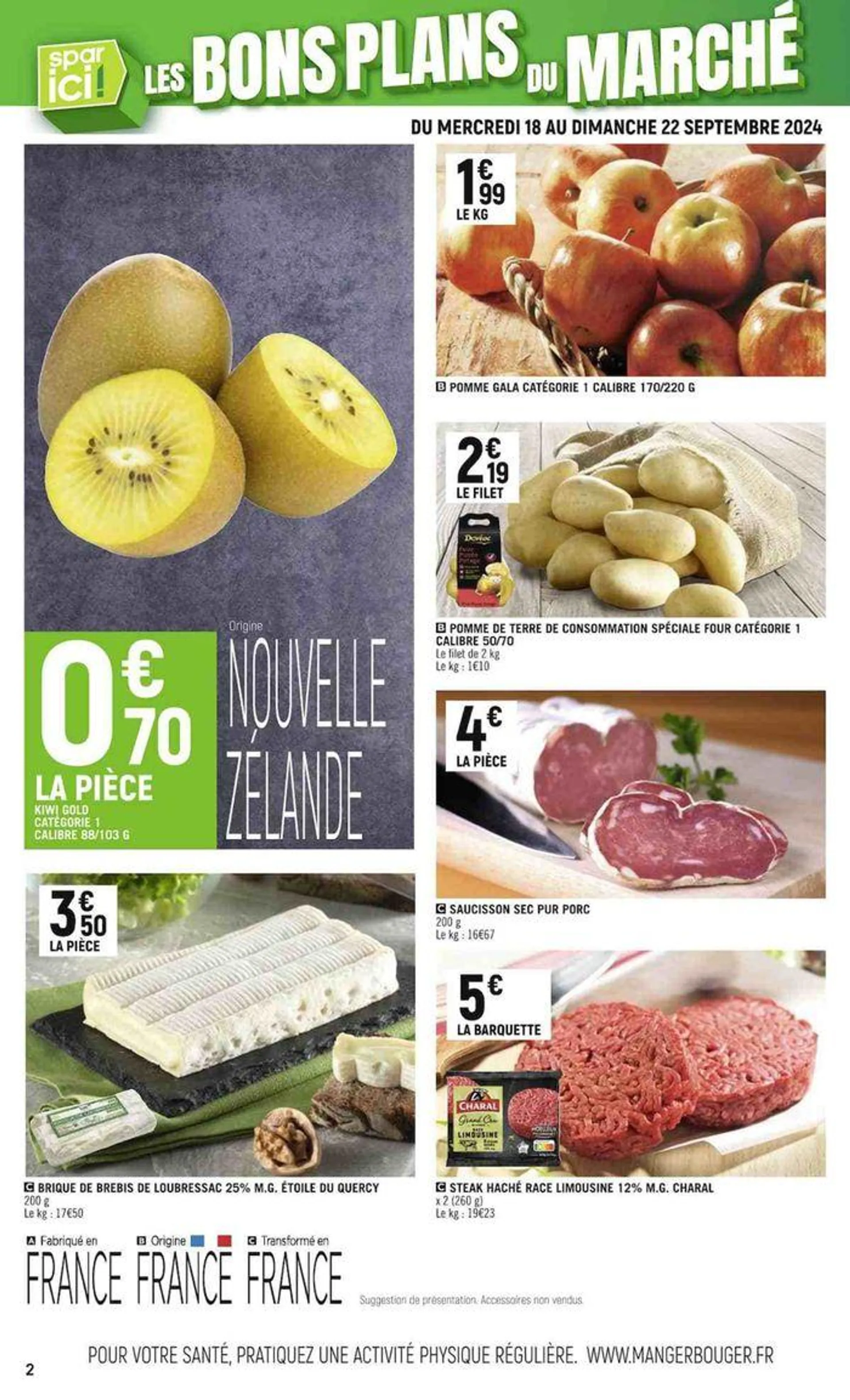 Par ici le vrai goût des promos ! du 18 septembre au 29 septembre 2024 - Catalogue page 2