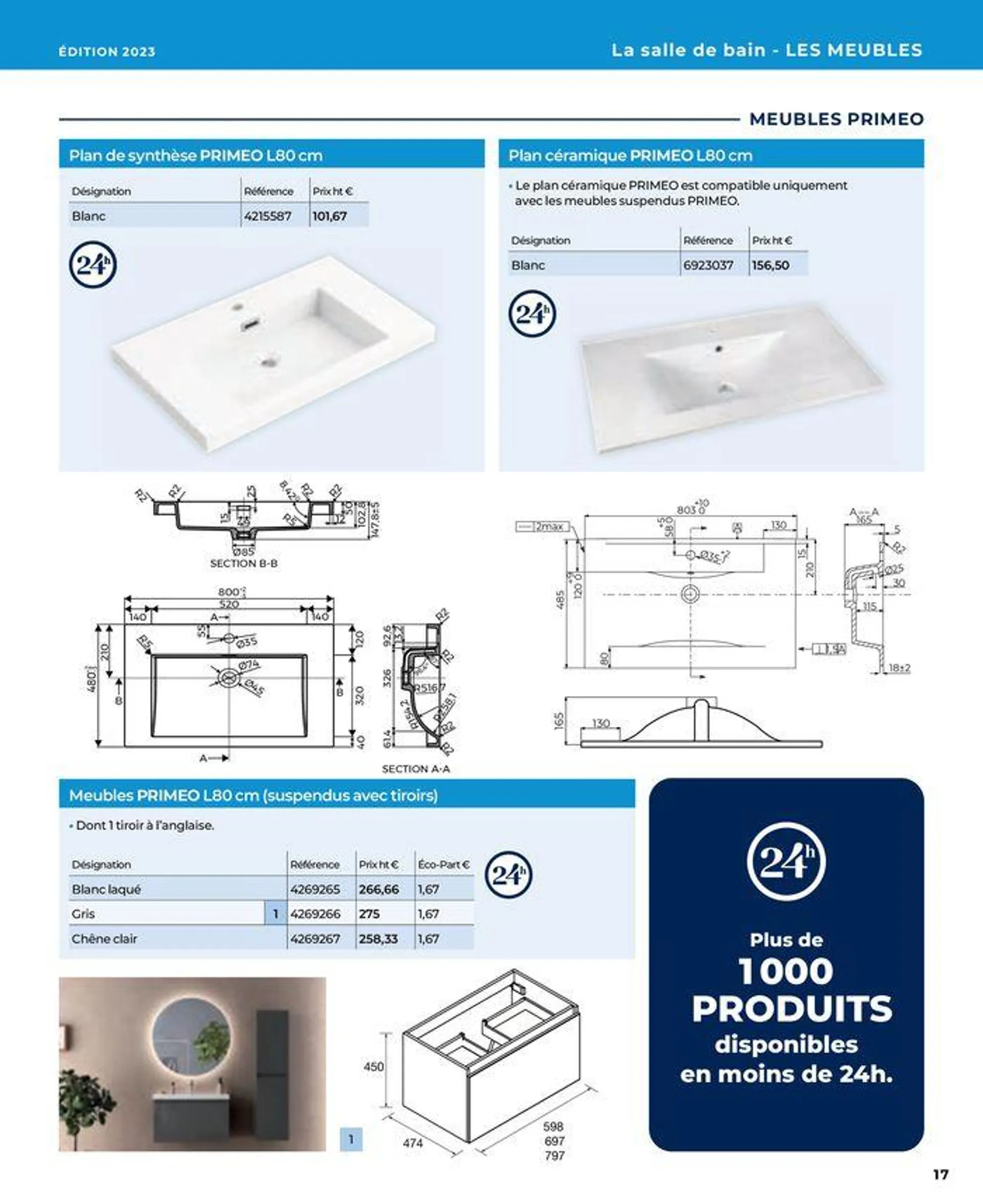 La salle de bain en toute sérénité du 17 janvier au 31 août 2024 - Catalogue page 17