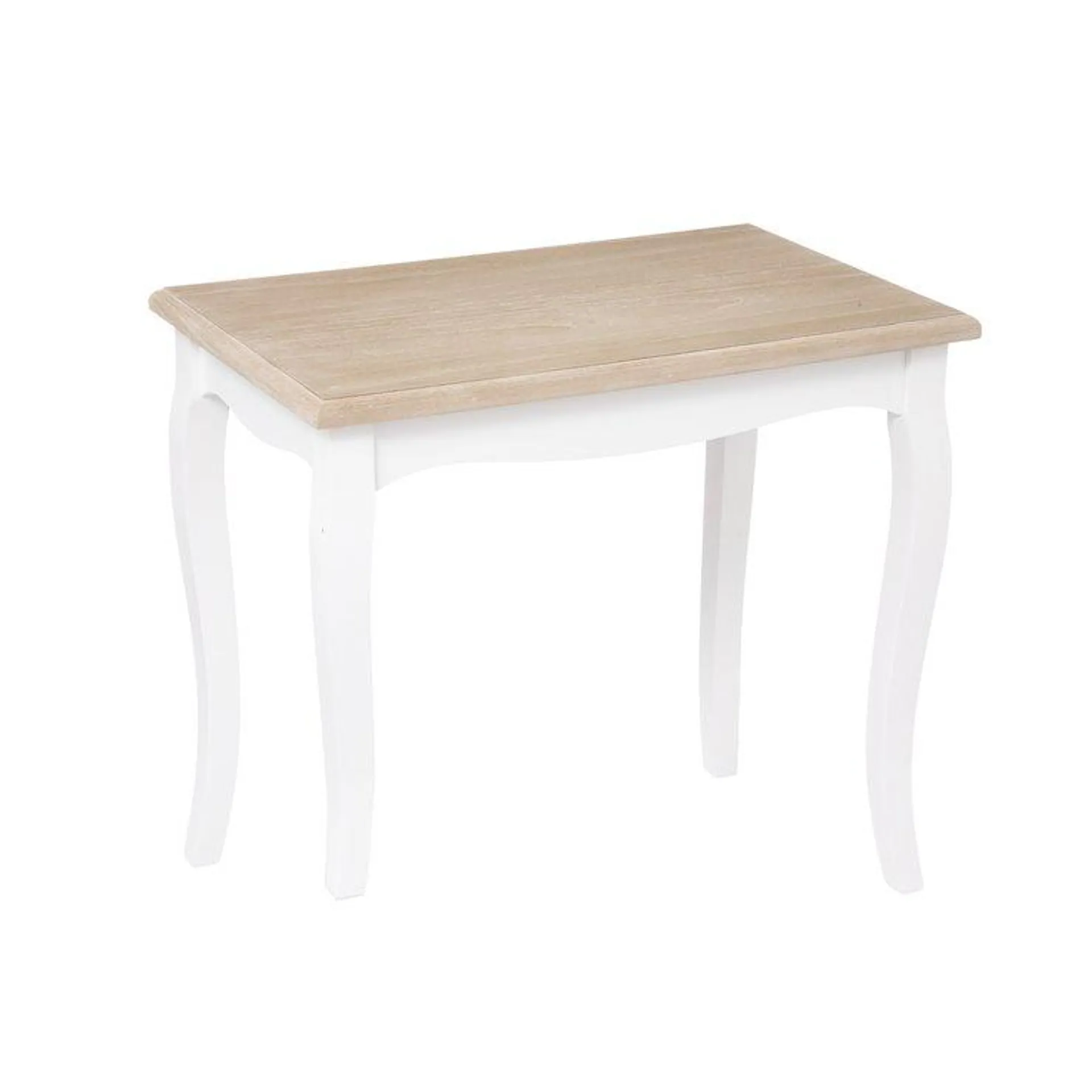 TABLE CAFE CHRYSA BLANC D.48X34X46.3CM