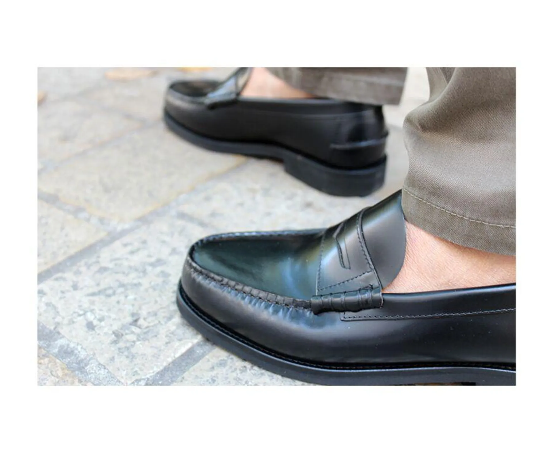 Mocassin homme cuir Noir - YALE