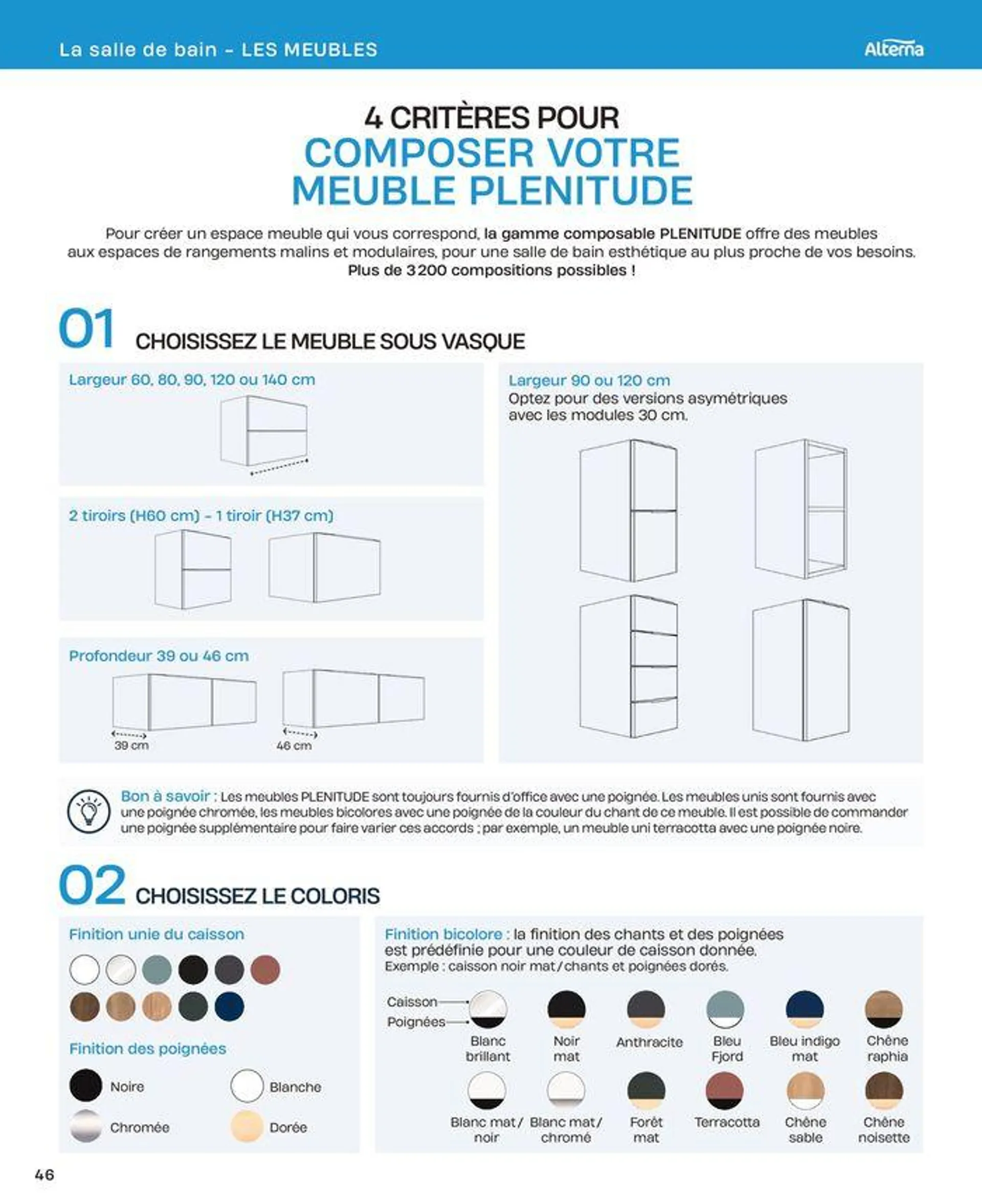 La salle de bain en toute sérénité du 2 juillet au 31 décembre 2024 - Catalogue page 46