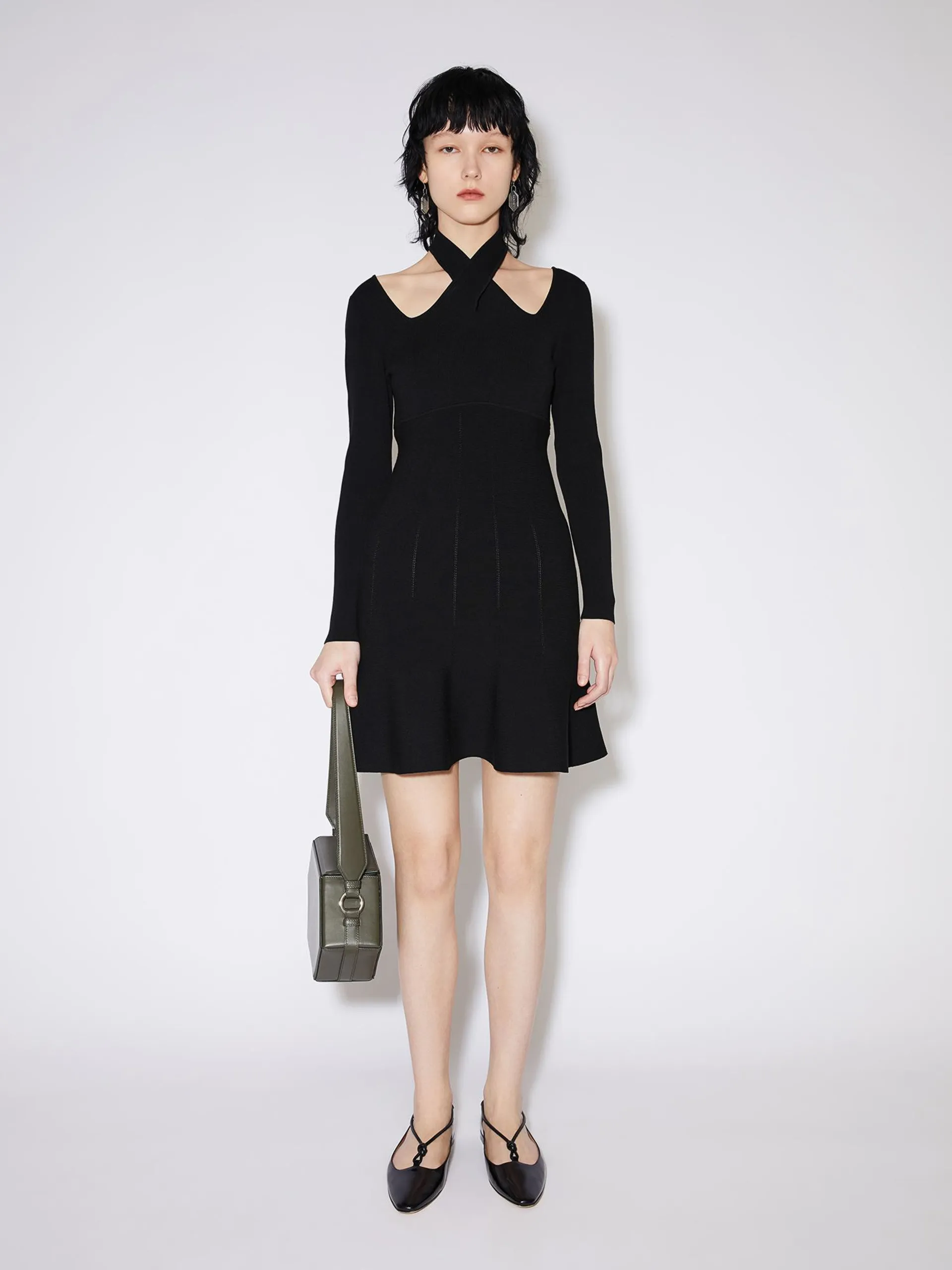 EMRA KNITTED MIDI DRESS