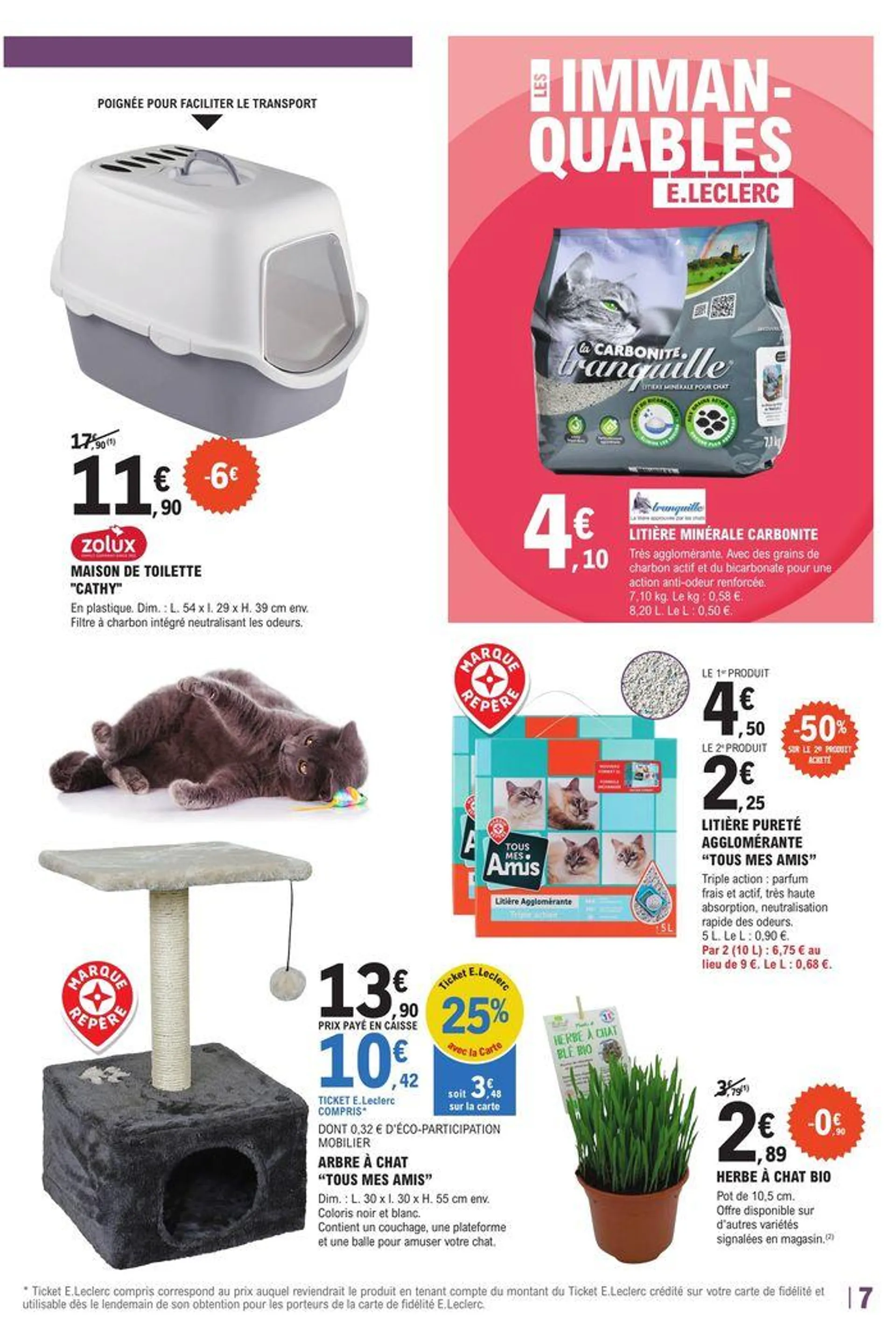 Top promos pour vos animaux du 2 juillet au 13 juillet 2024 - Catalogue page 7