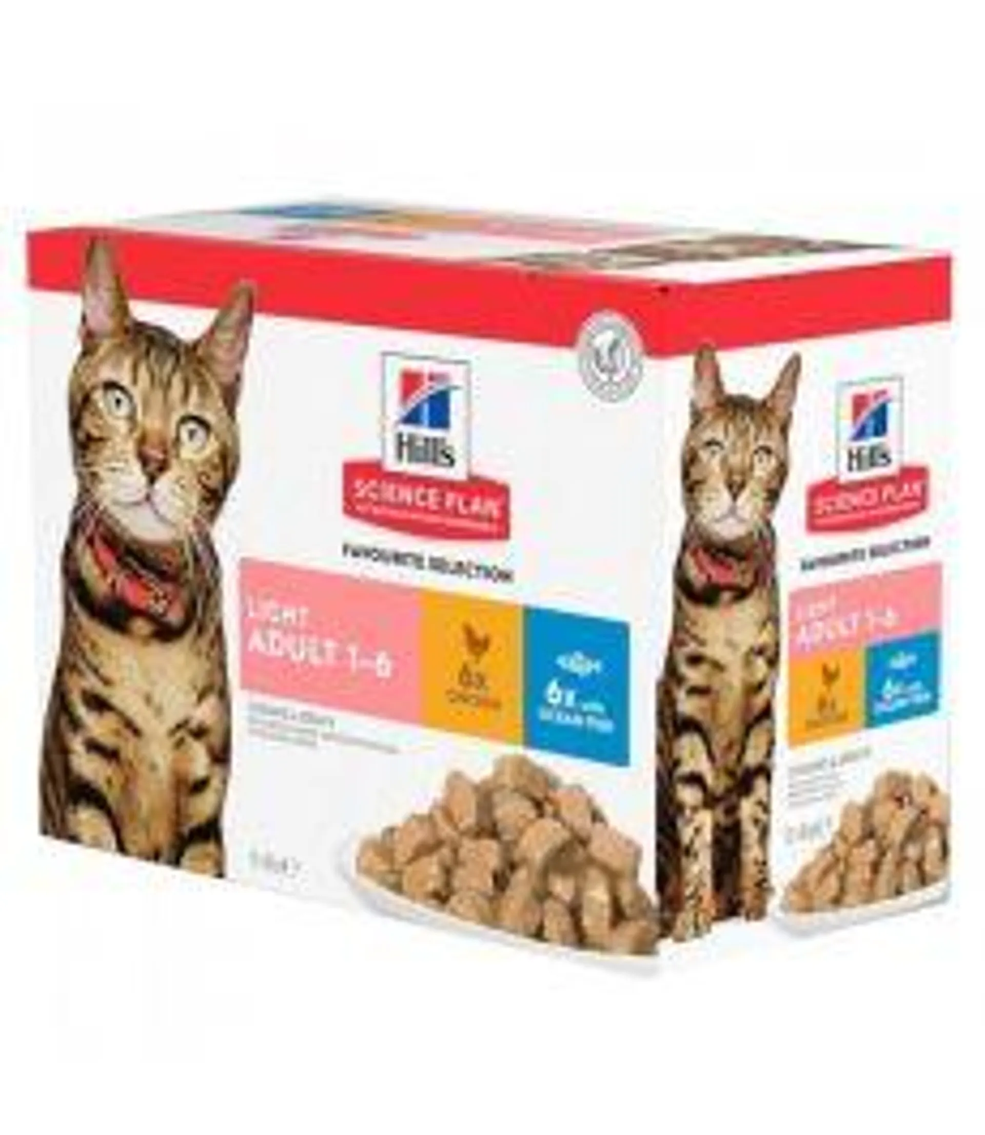 Pack Mixte de sachets fraîcheurs LIGHT chat