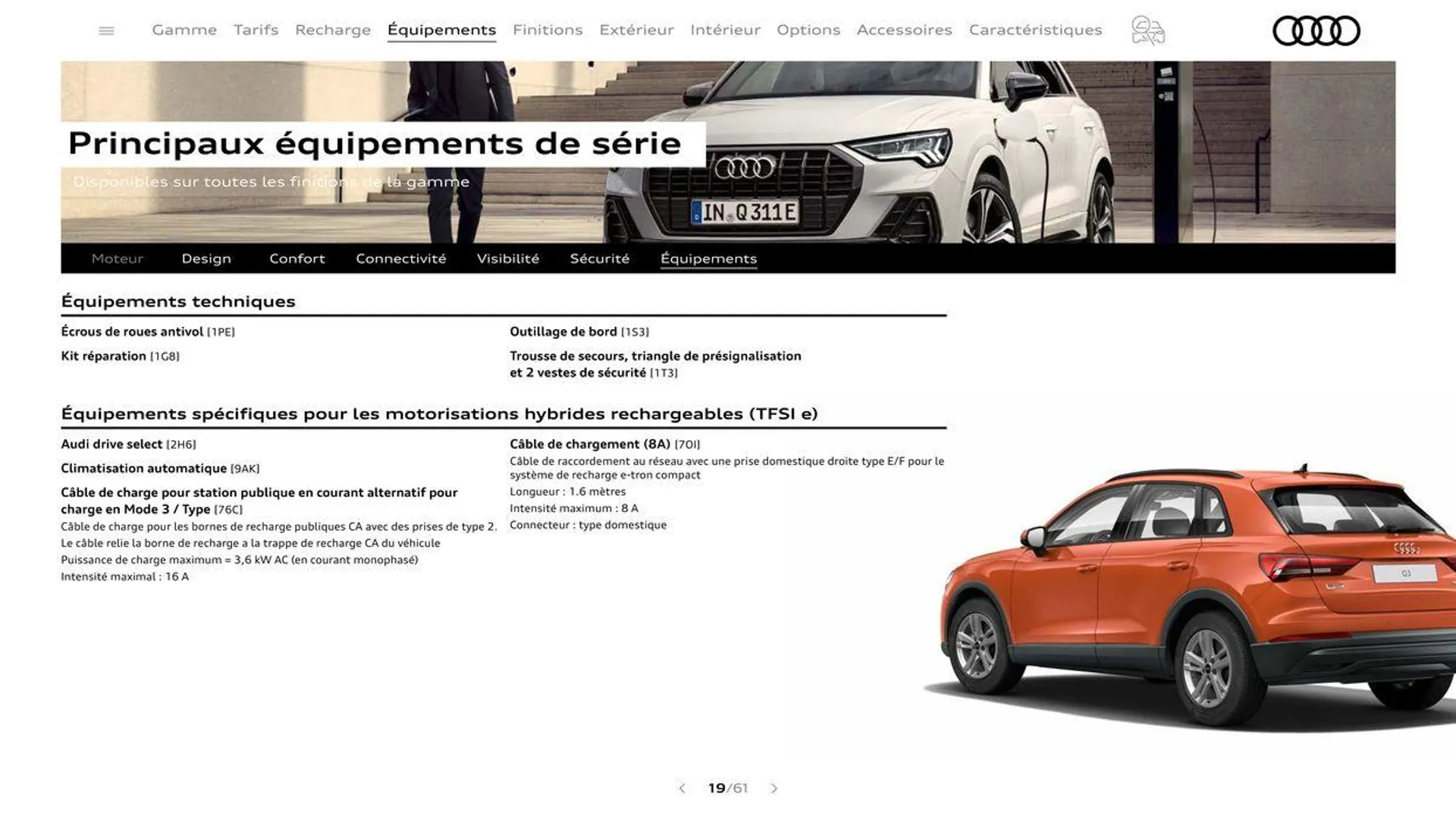 Audi Q3 du 20 août au 31 décembre 2024 - Catalogue page 19