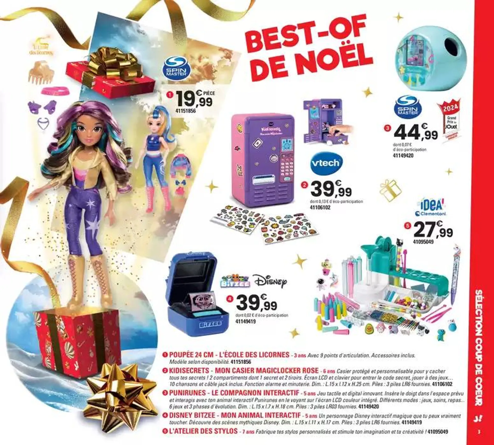 DESTINATION CADEAUX du 6 décembre au 24 décembre 2024 - Catalogue page 3