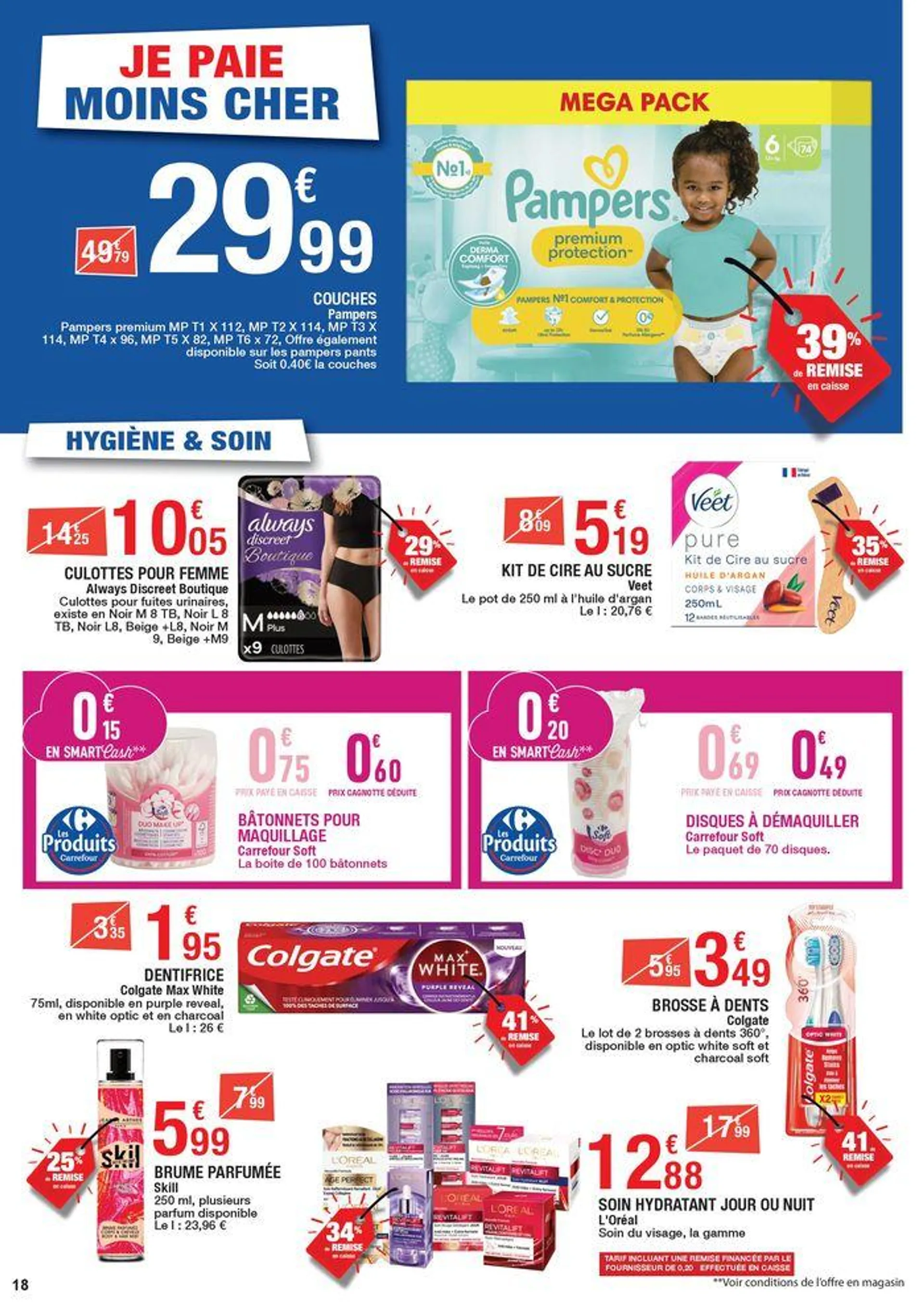 Carrefour SURGELES & FETE DE LA MER - Les JO de Paris du 23 juillet au 4 août 2024 - Catalogue page 18