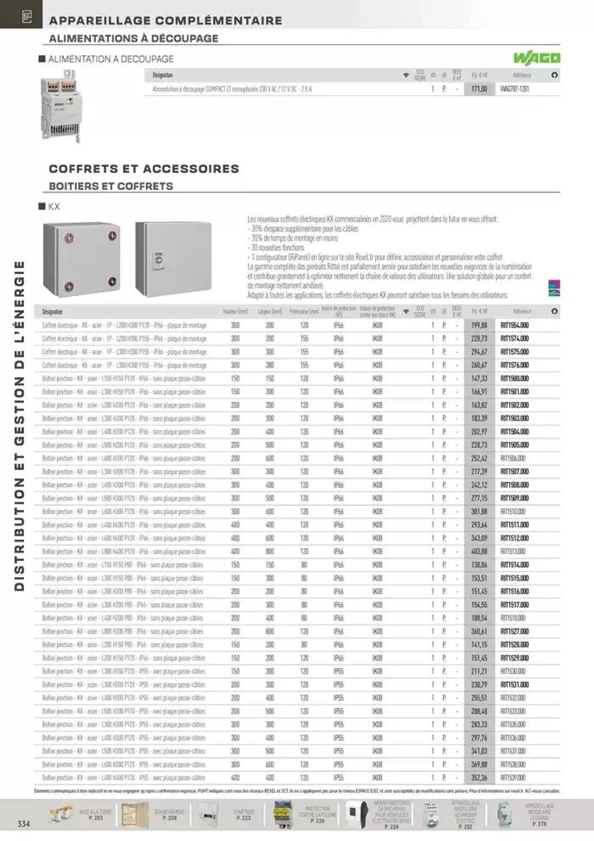 Distribution et Gestion de l'Energie du 31 octobre au 31 décembre 2024 - Catalogue page 134