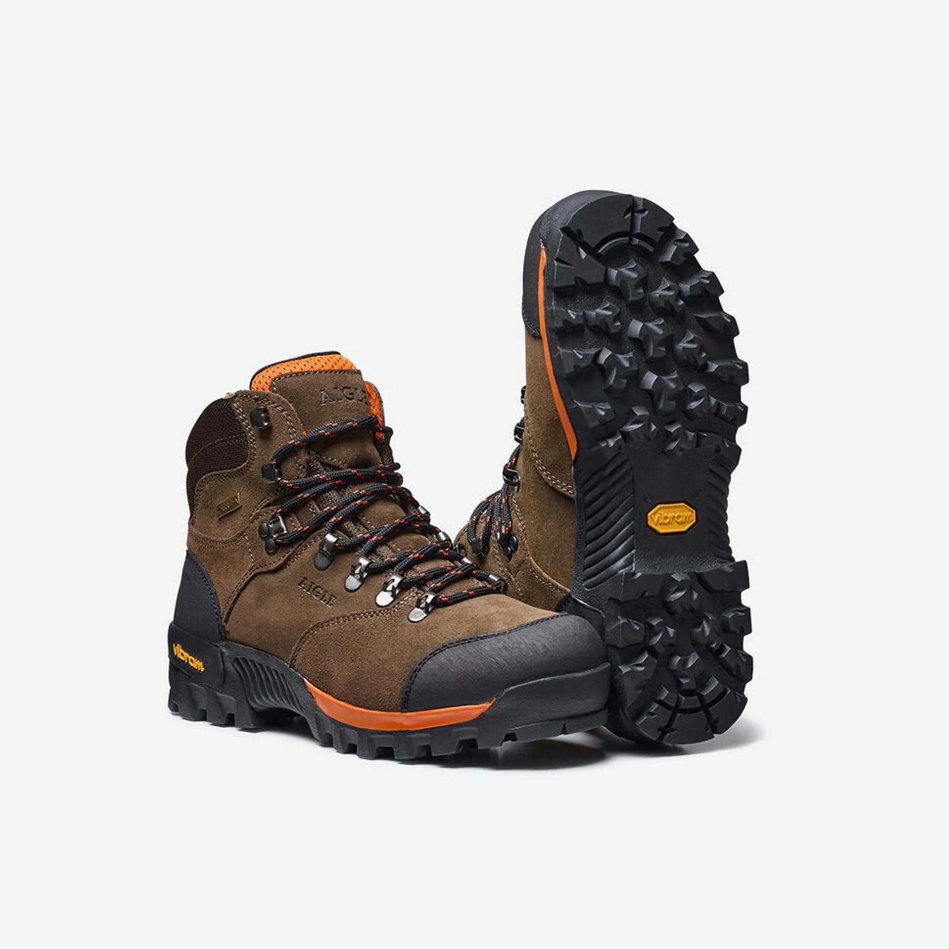 Chaussures chasse imperméables aigle altavio gore-tex vibram marron