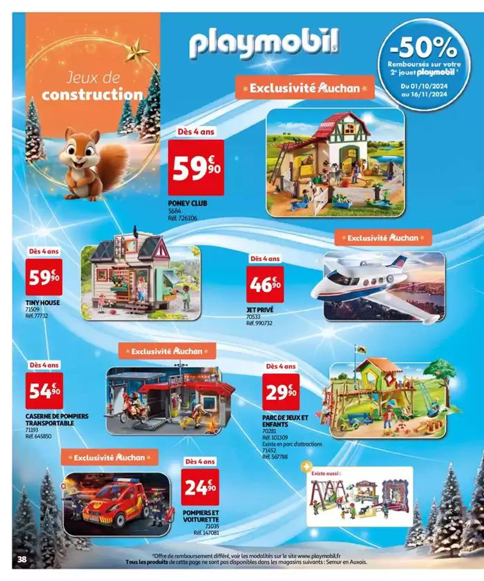 Réveillons Noël, un max de promos pour les fêtes du 11 octobre au 6 décembre 2024 - Catalogue page 38