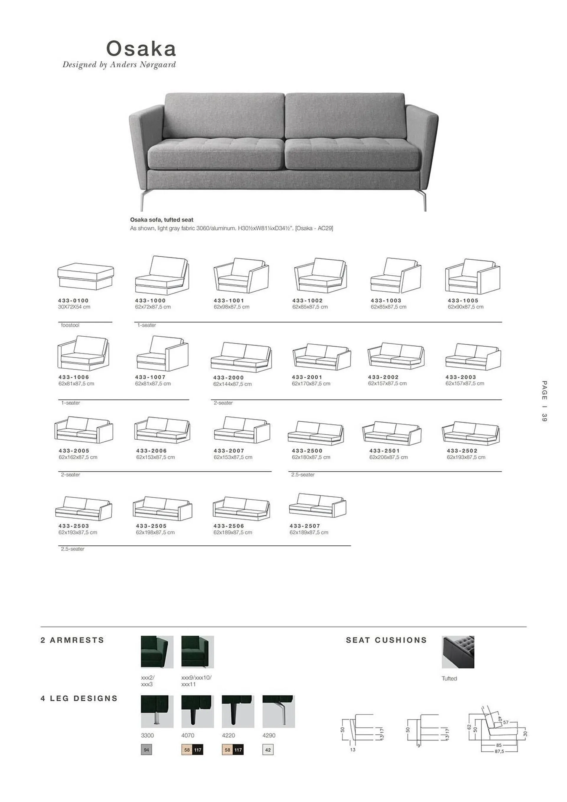 Catalogue BoConcept du 9 avril au 31 décembre 2024 - Catalogue page 39