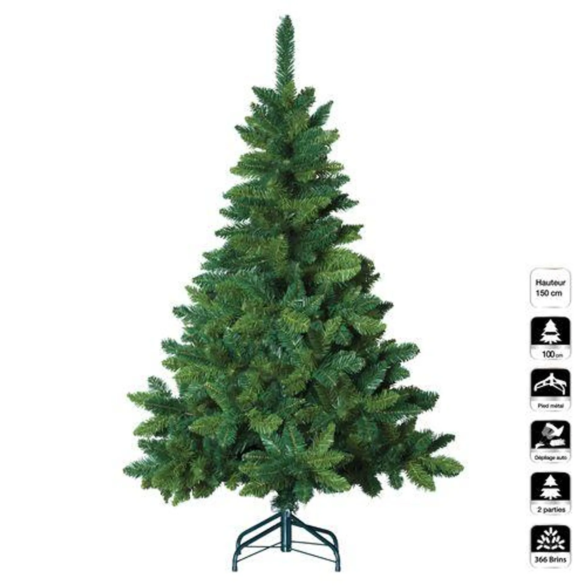 Sapin H. 150 cm Vert