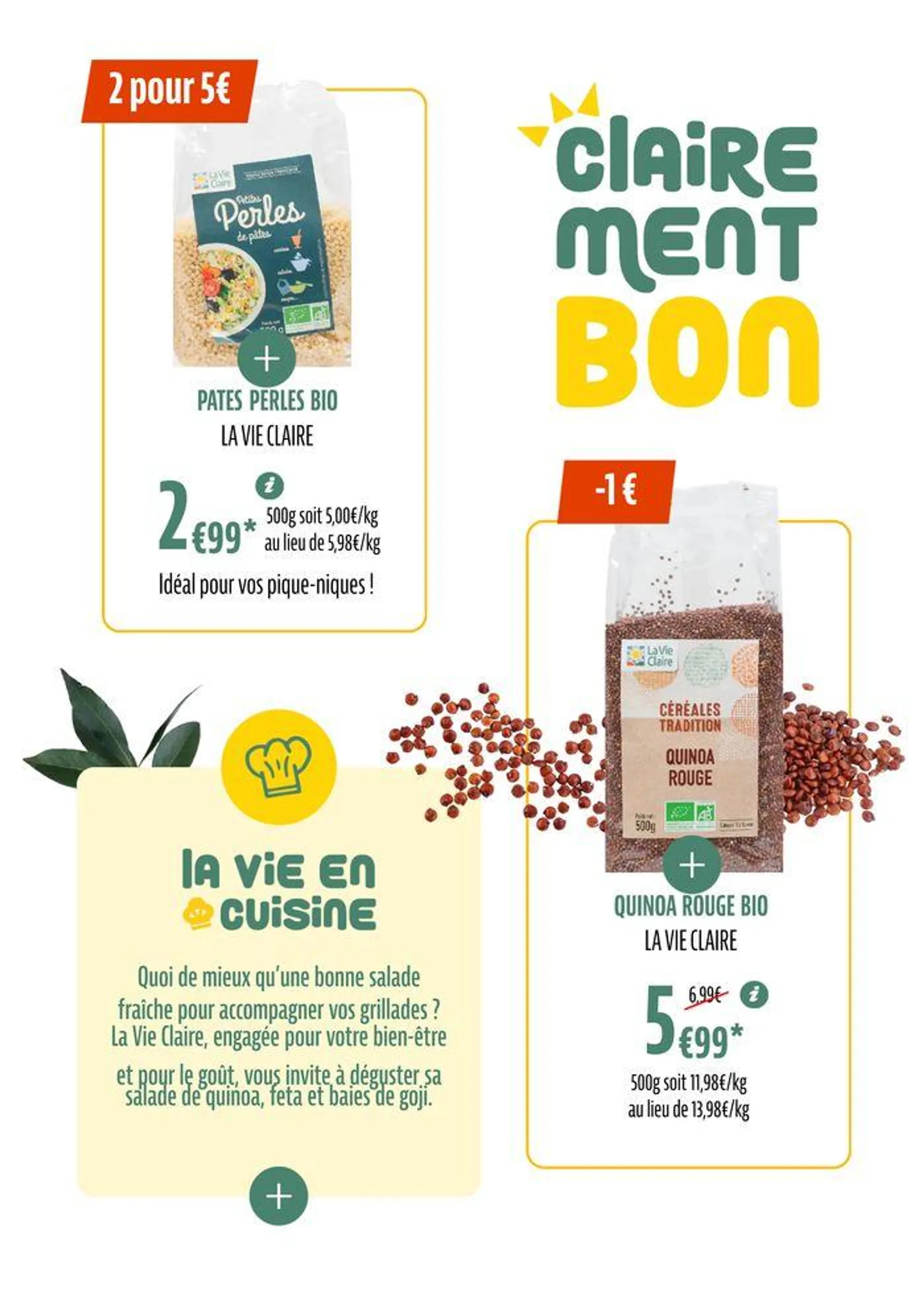 TOUTES NOS PROMOS BIO POUR UN ÉTÉ SAVOUREUX du 1 juillet au 31 juillet 2024 - Catalogue page 10