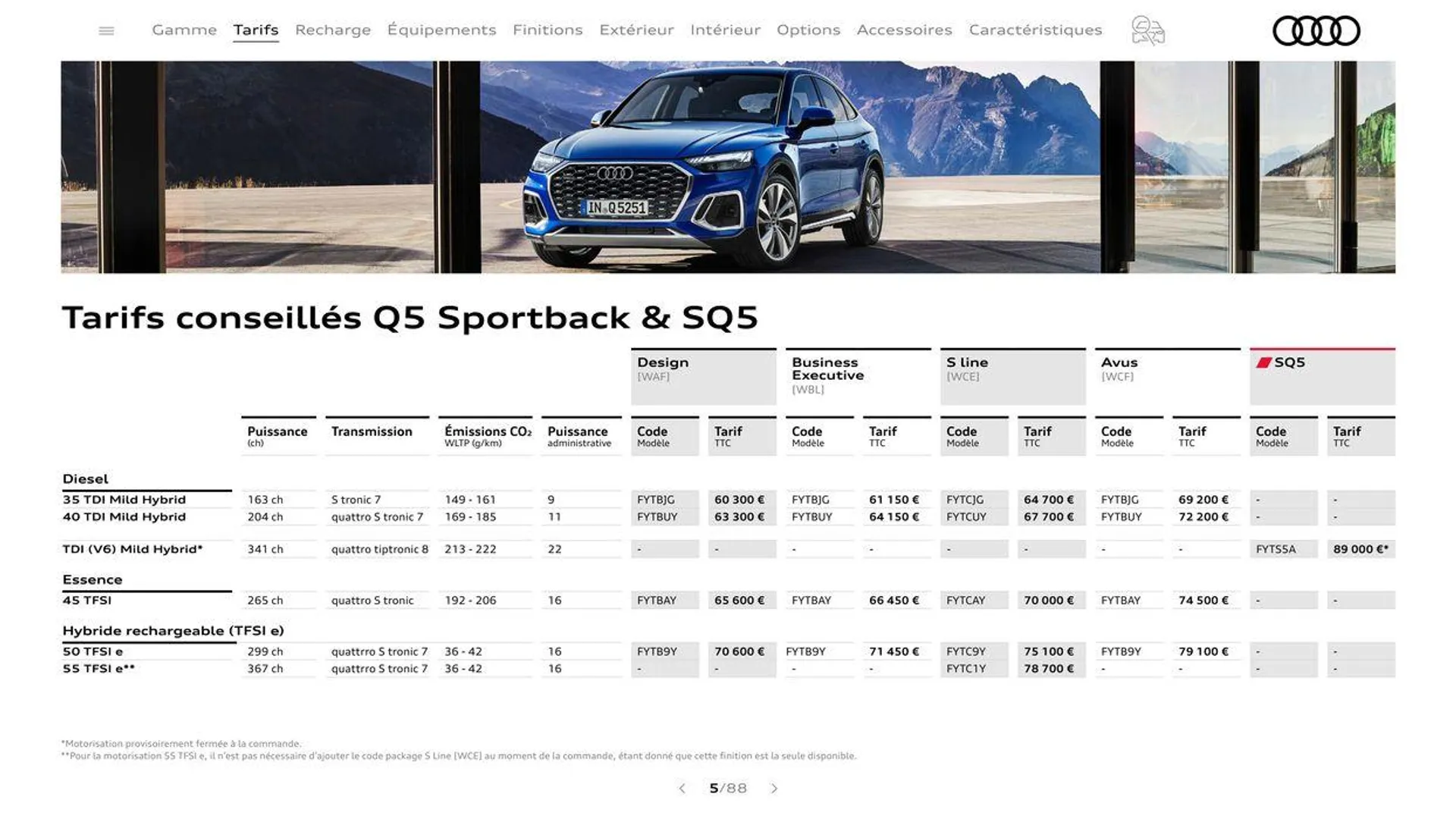 Audi Q5 du 20 août au 31 décembre 2024 - Catalogue page 5