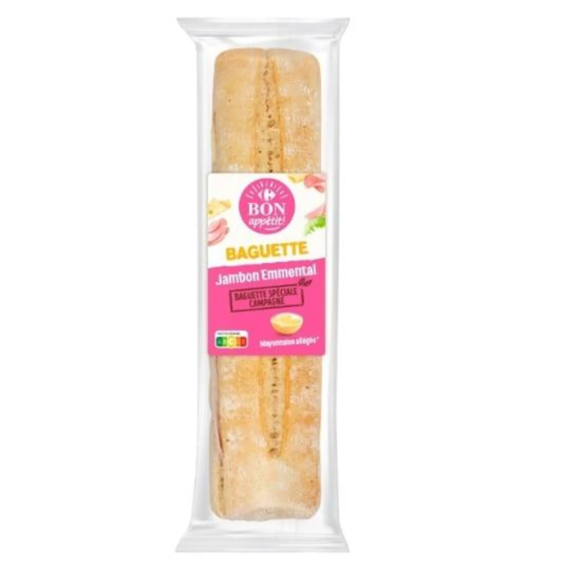 Sandwich jambon emmental CARREFOUR BON APPETIT