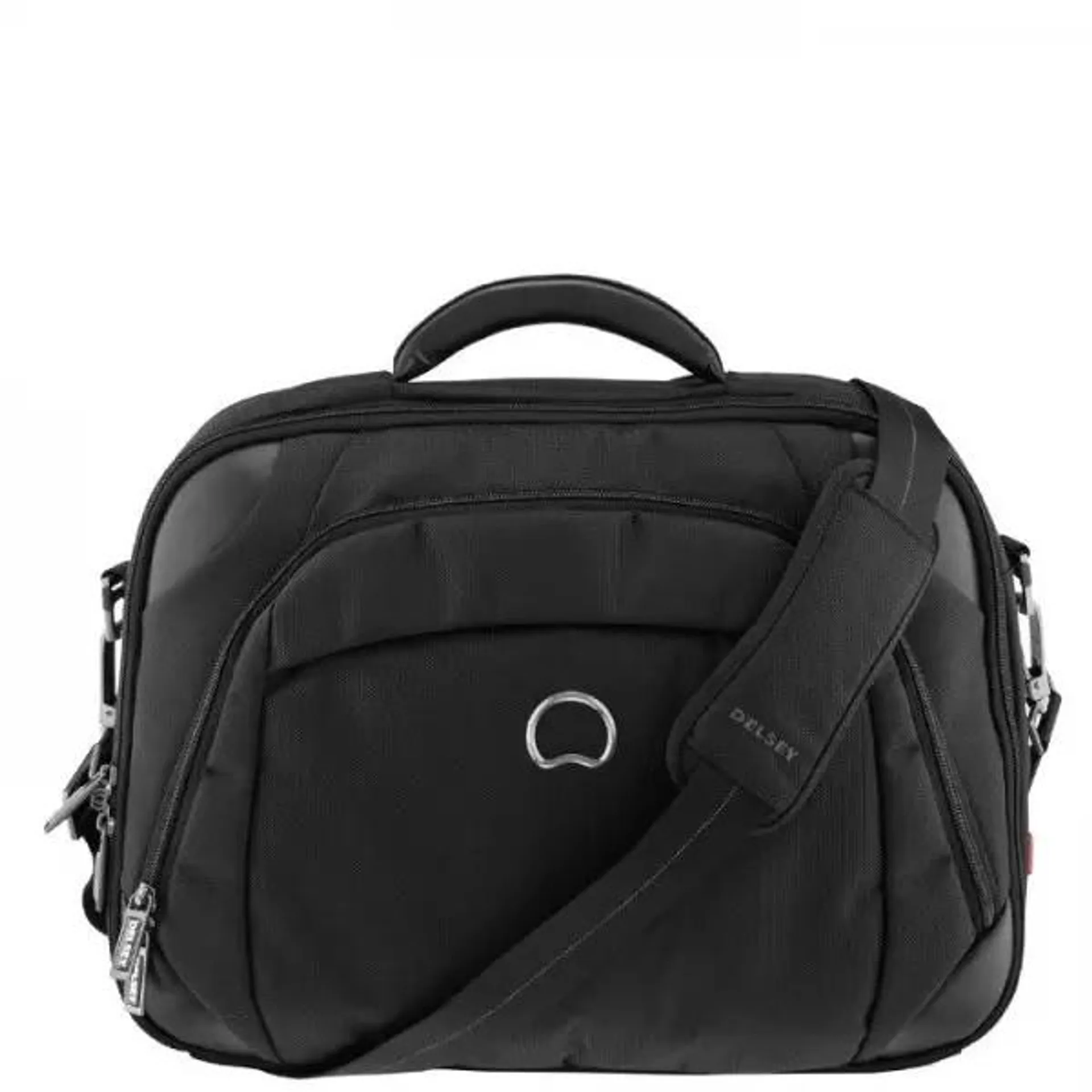 Delsey - Porte ordinateur quaterback noir