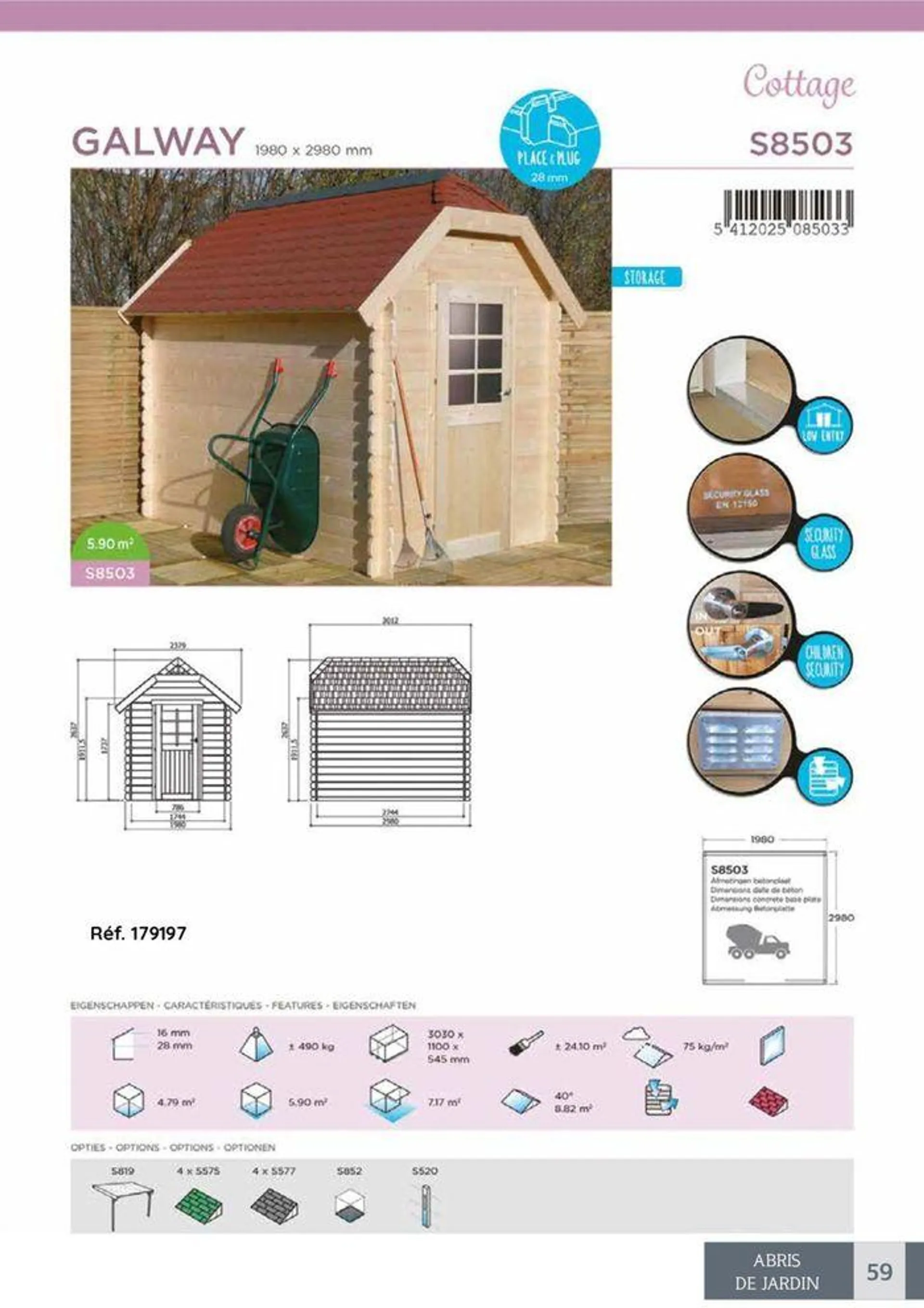 Abris de Jardin du 31 janvier au 31 décembre 2024 - Catalogue page 58