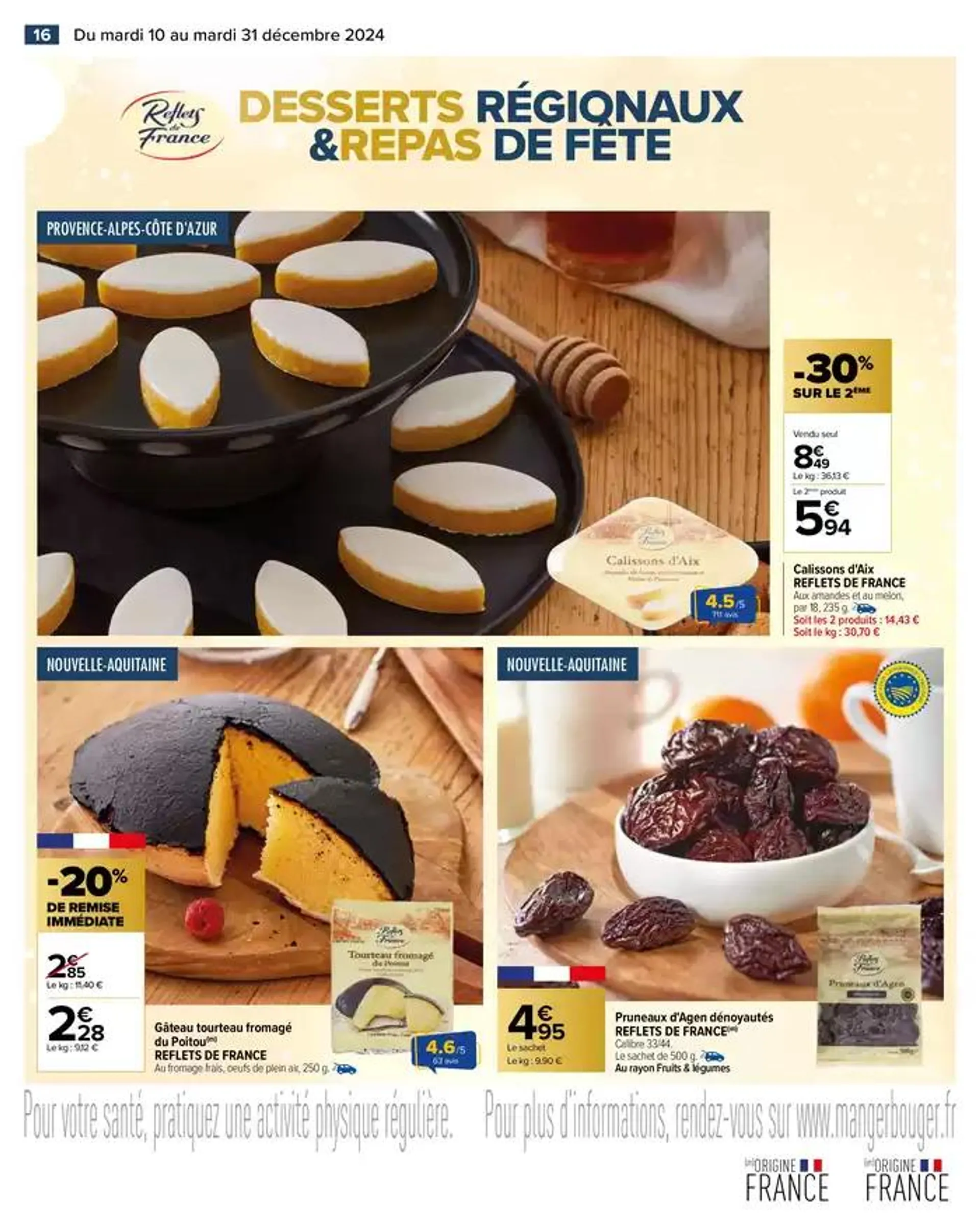 LE MARCHÉ DE NOËL DE NOS RÉGIONS du 10 décembre au 31 décembre 2024 - Catalogue page 18