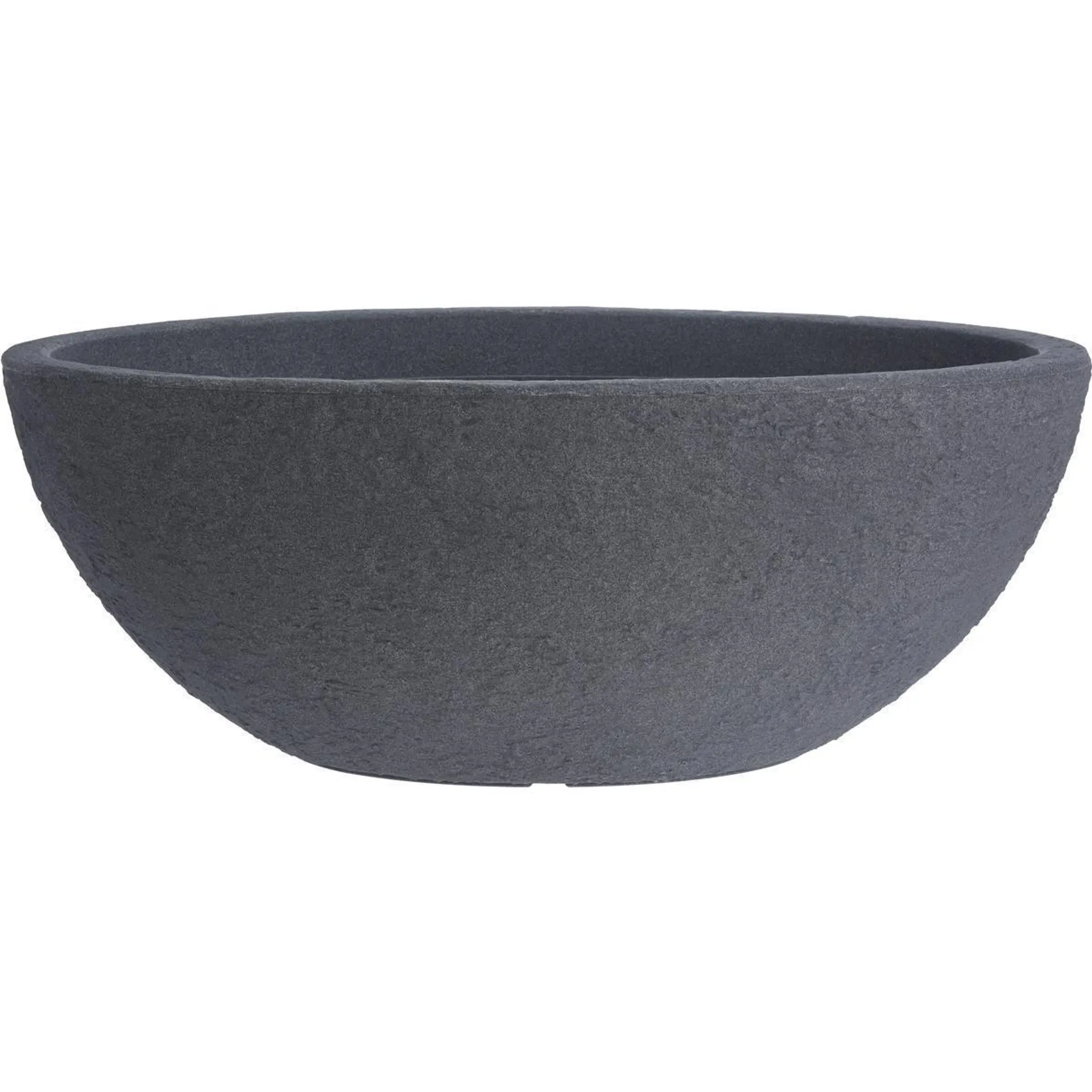 Pot de fleurs pierre - 69 x 29 x H 26.5 cm - Gris anthracite