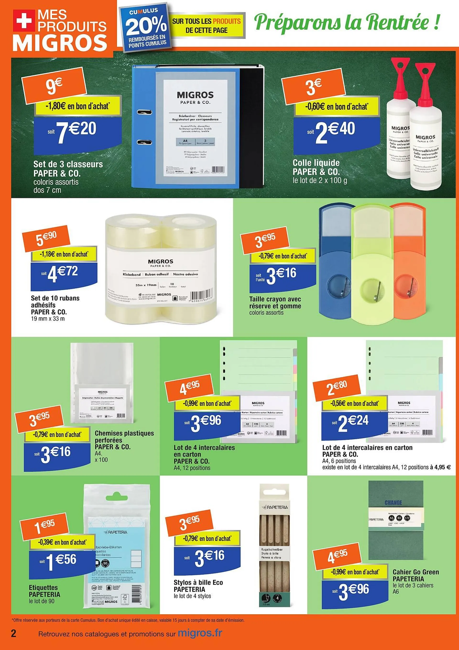 Catalogue Migros - 2