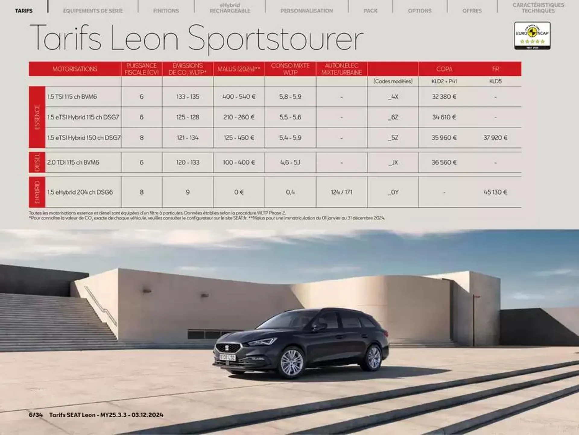 SEAT Leon 5 portes du 4 décembre au 4 décembre 2025 - Catalogue page 6