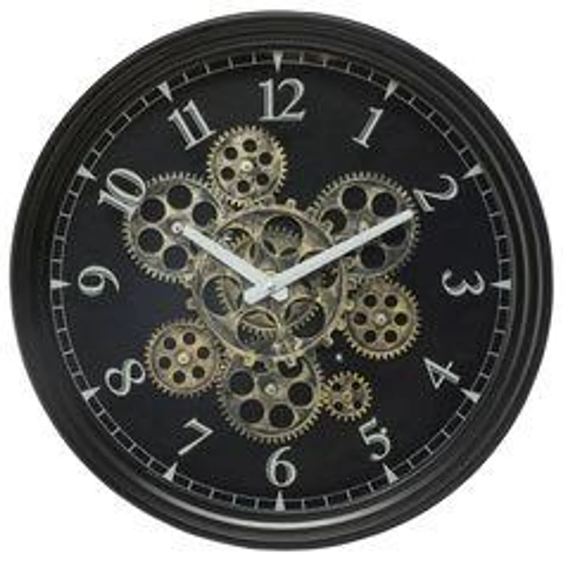 Horloge murale métal mécanisme D 37cm