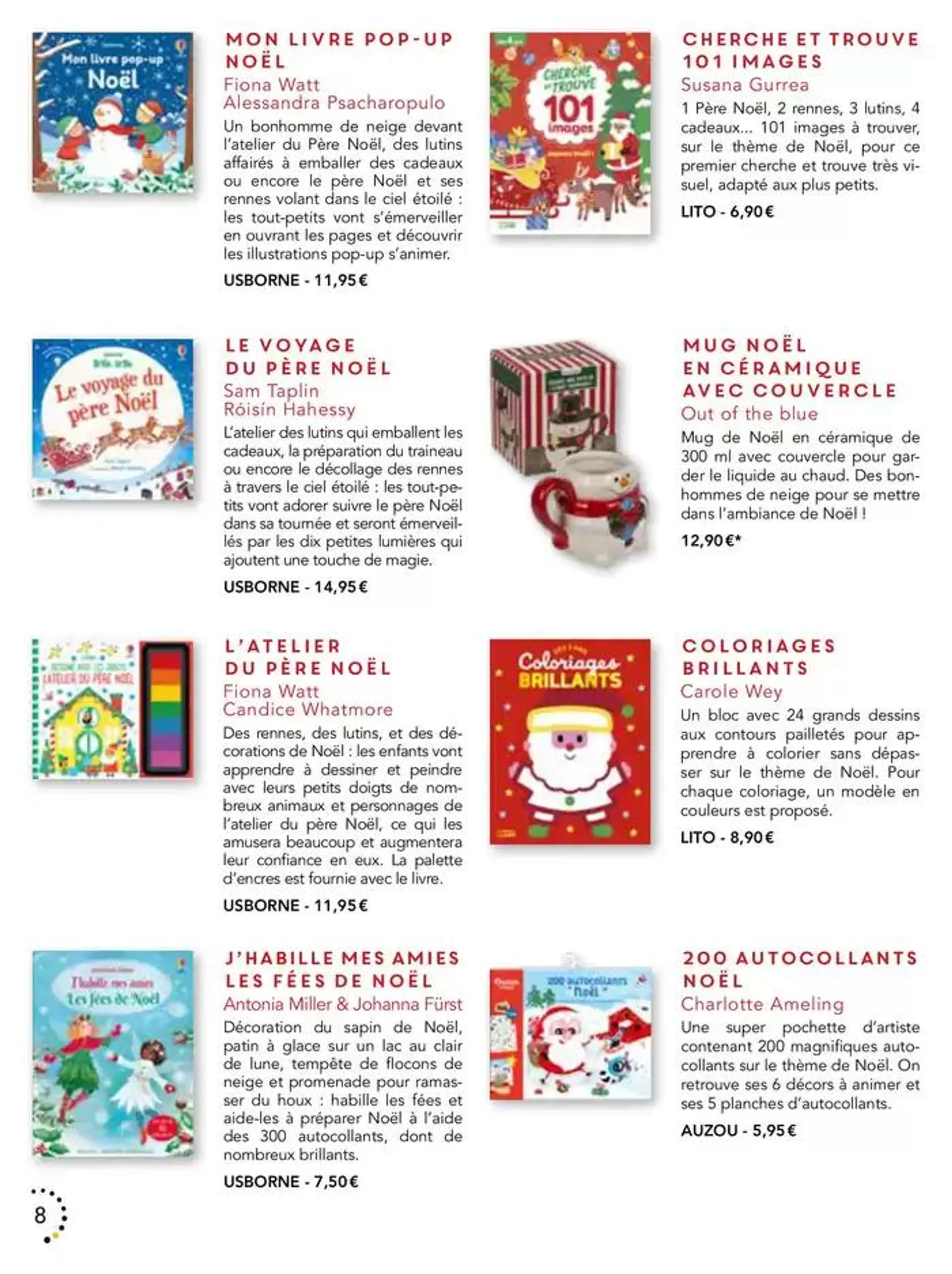 Les belles surprises de Noël du 23 octobre au 25 décembre 2024 - Catalogue page 8