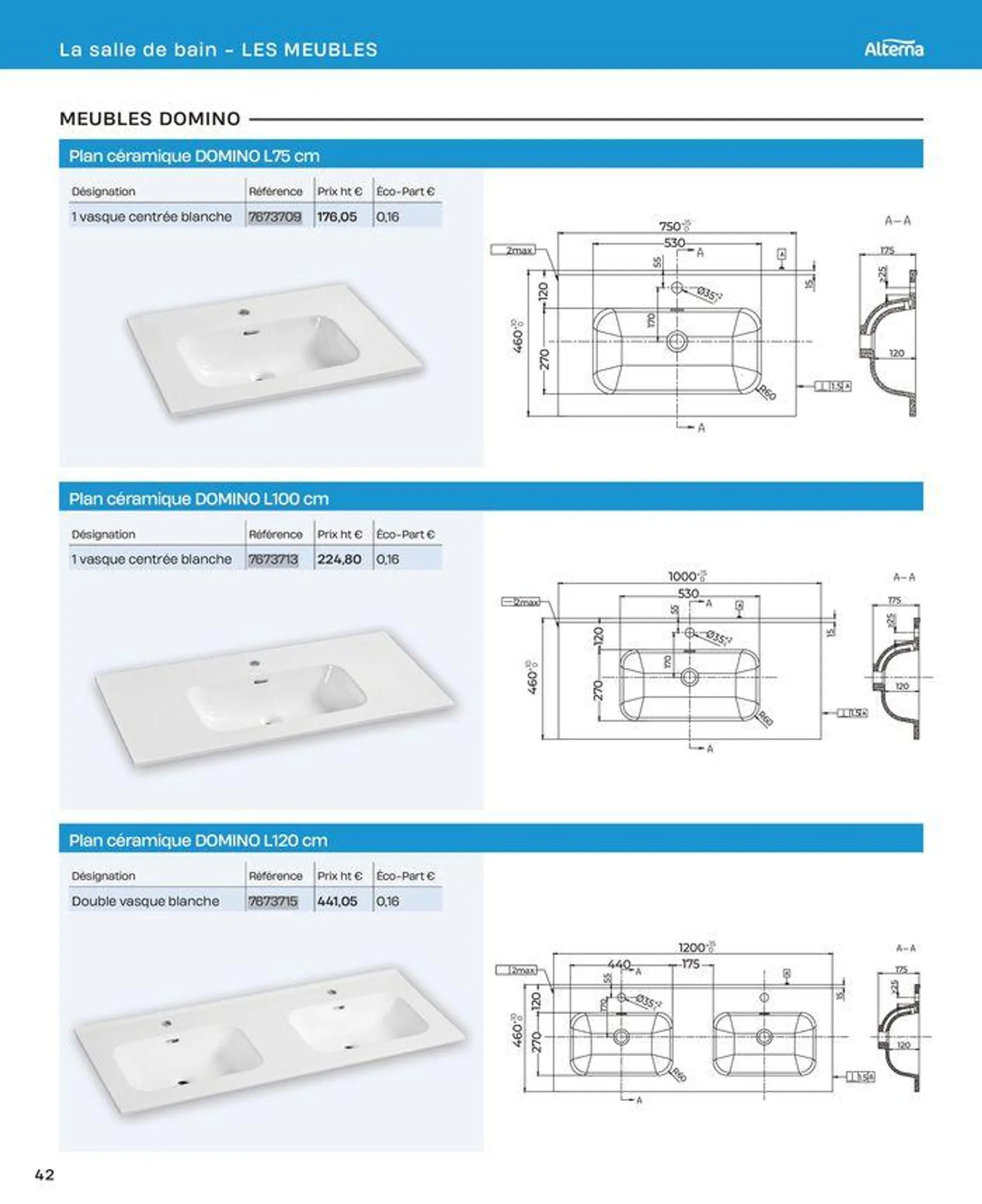 La salle de bain en toute sérénité du 2 juillet au 31 décembre 2024 - Catalogue page 42