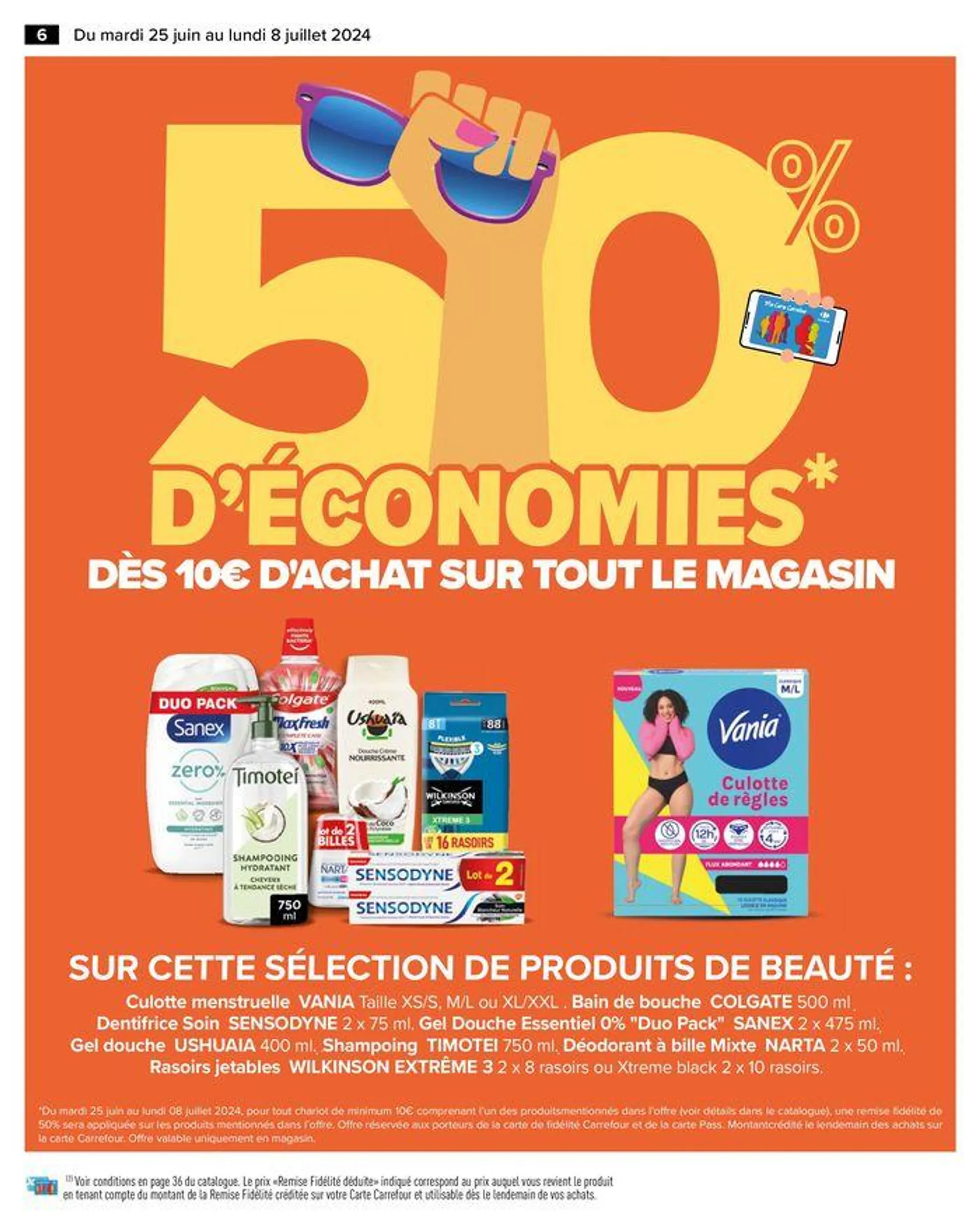 Les journées belles et rebelles - 50% d'Economies du 25 juin au 8 juillet 2024 - Catalogue page 8