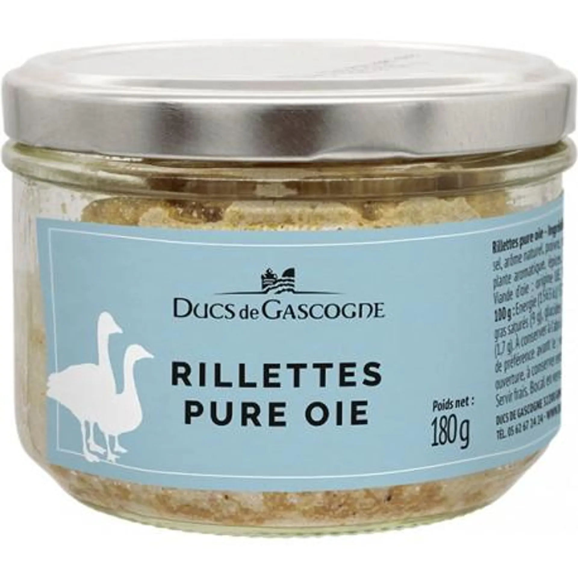 Rillettes pur oie 180g