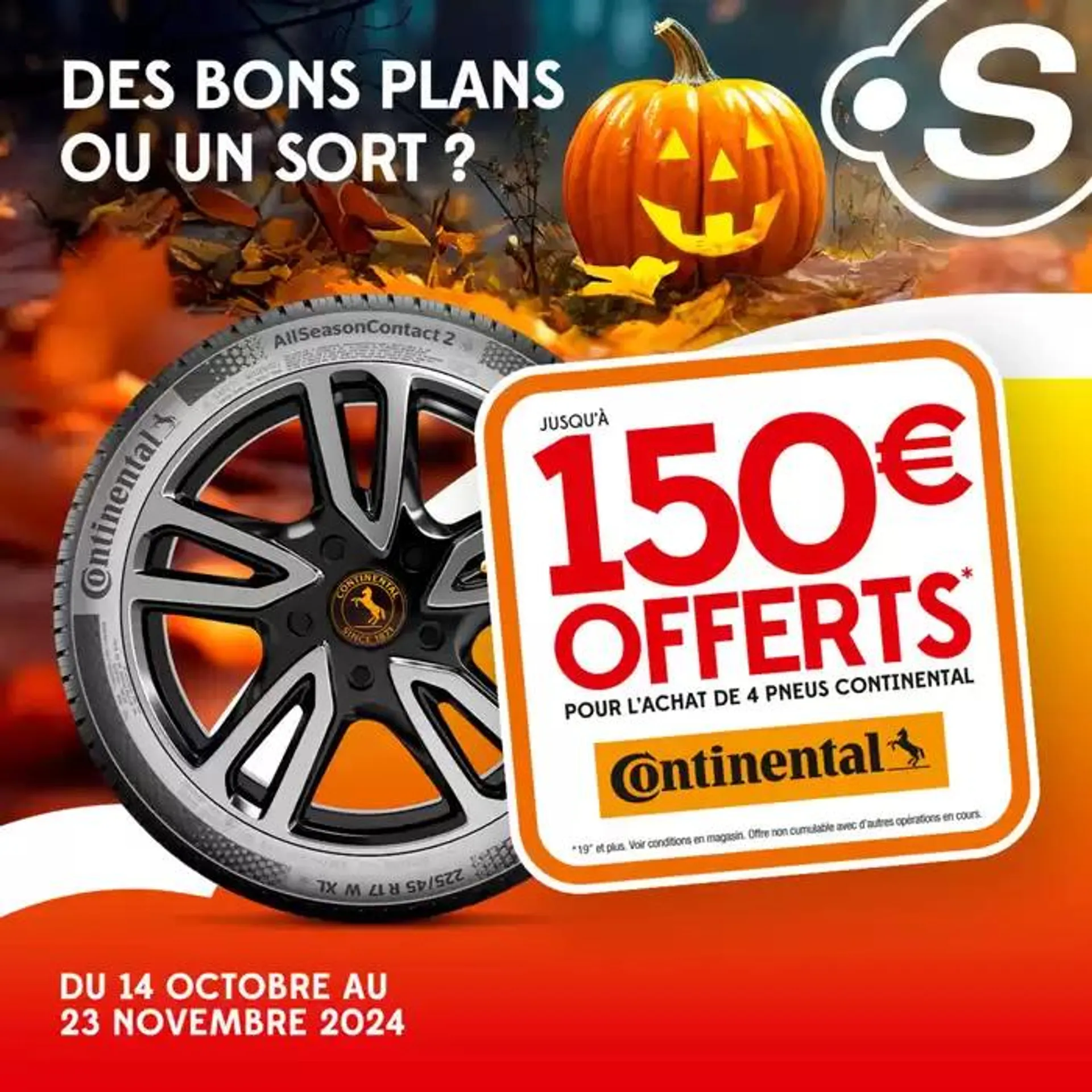 Chez Point S et jusqu'au 23 novembre, venez profiter d'offres exceptionnelles pour l'entretien de votre voiture ! du 15 octobre au 23 octobre 2024 - Catalogue page 1