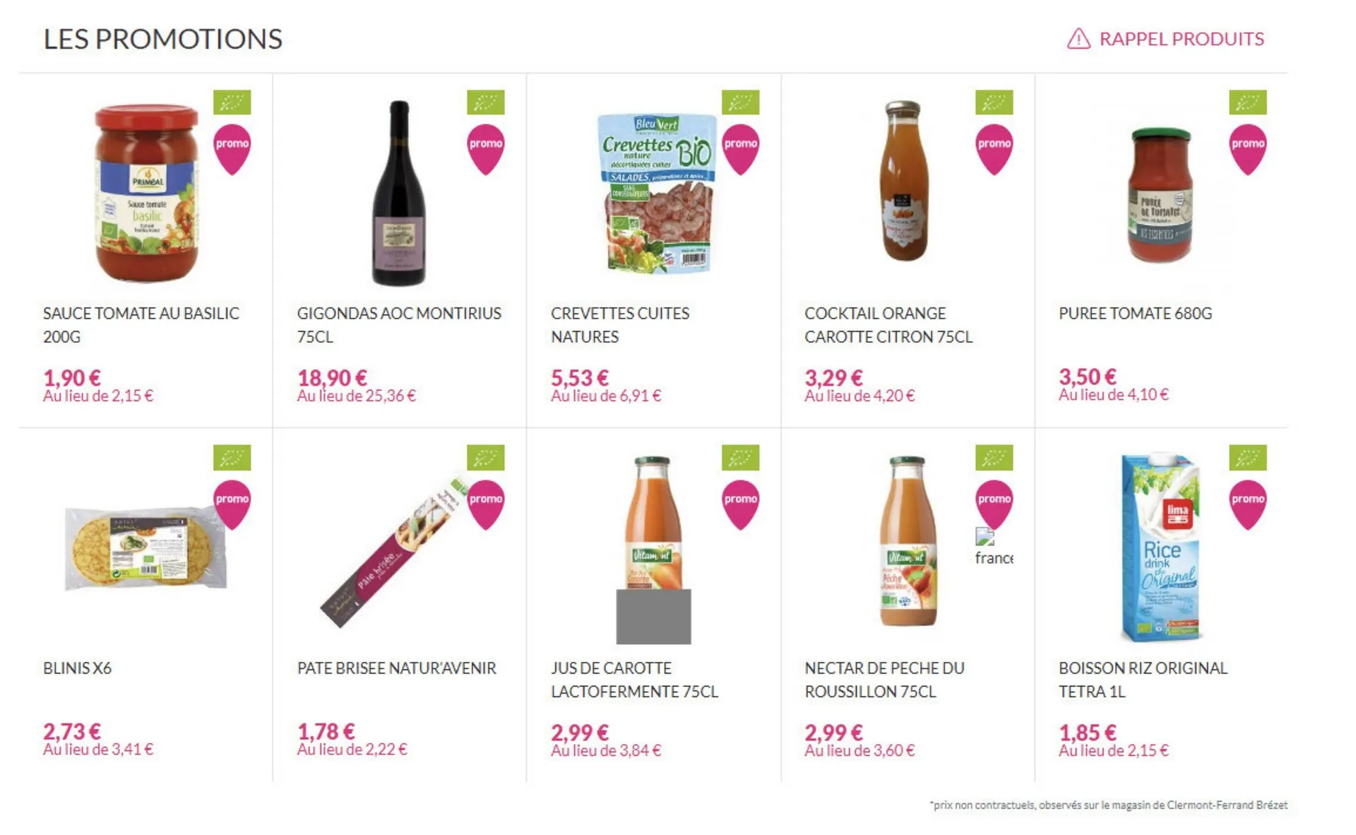 Catalogue Le grand panier bio - 1