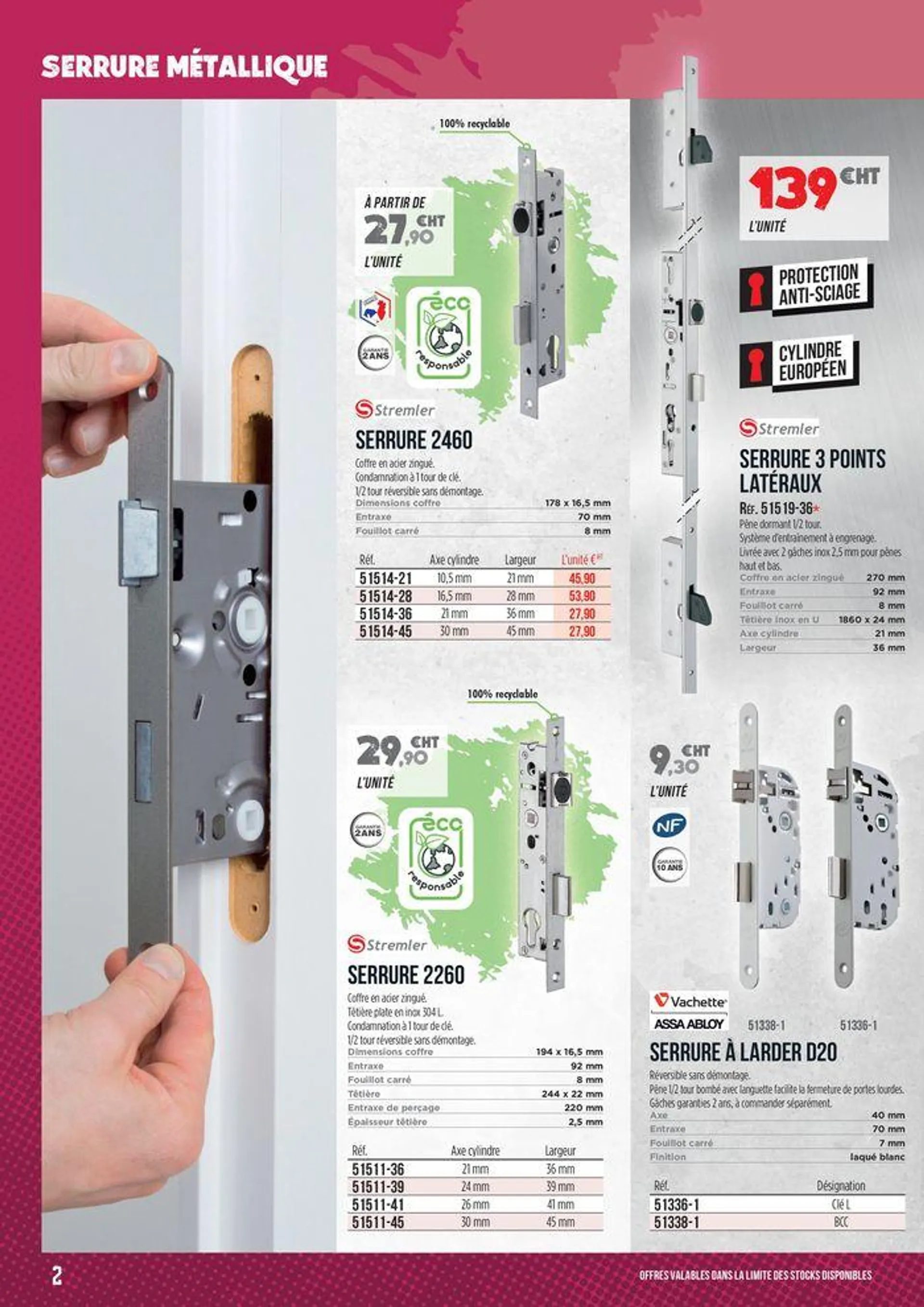 Sélection quincaillerie Automne 2024 du 9 septembre au 19 octobre 2024 - Catalogue page 2