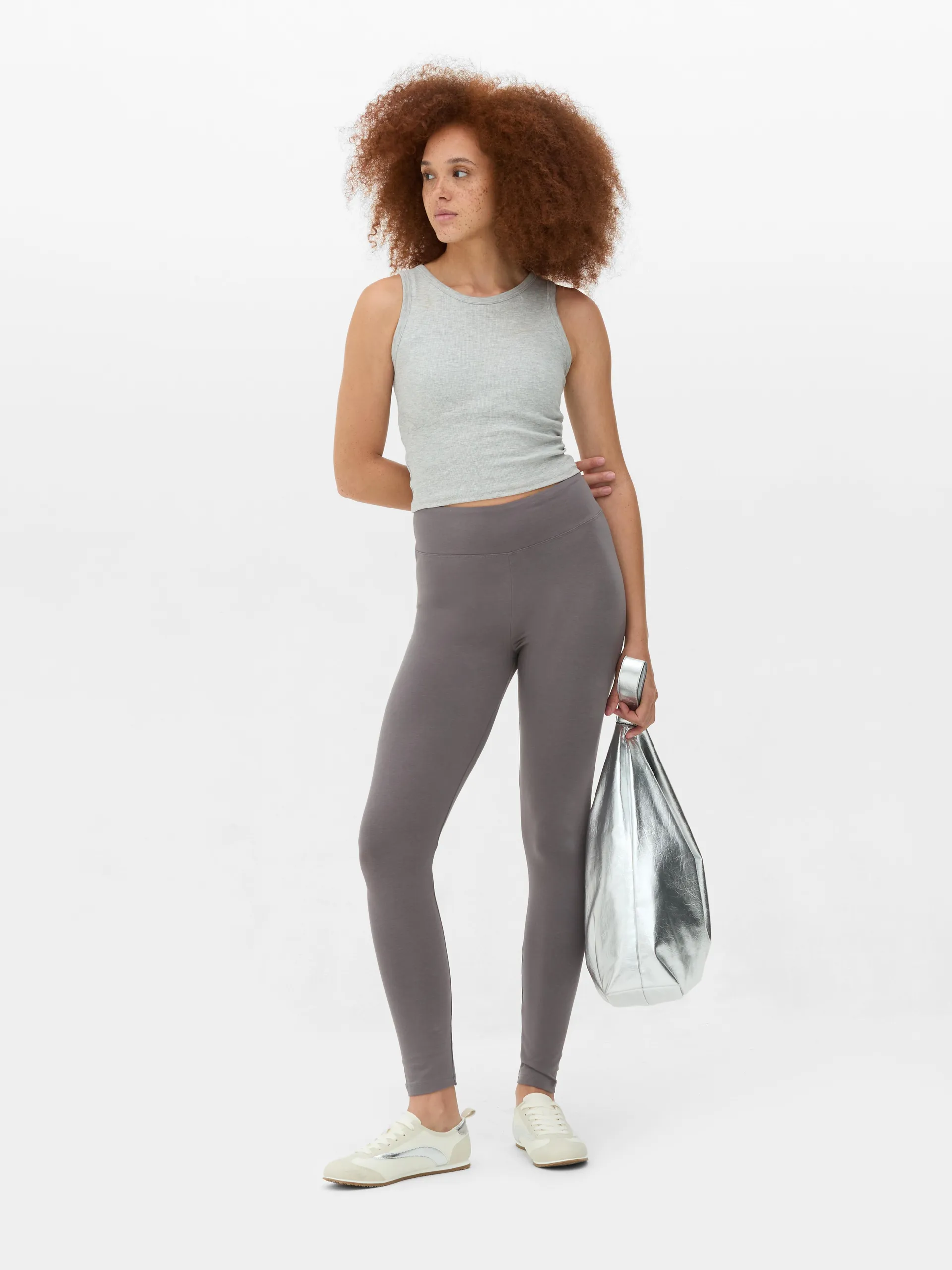 High-Waisted Jersey Leggings