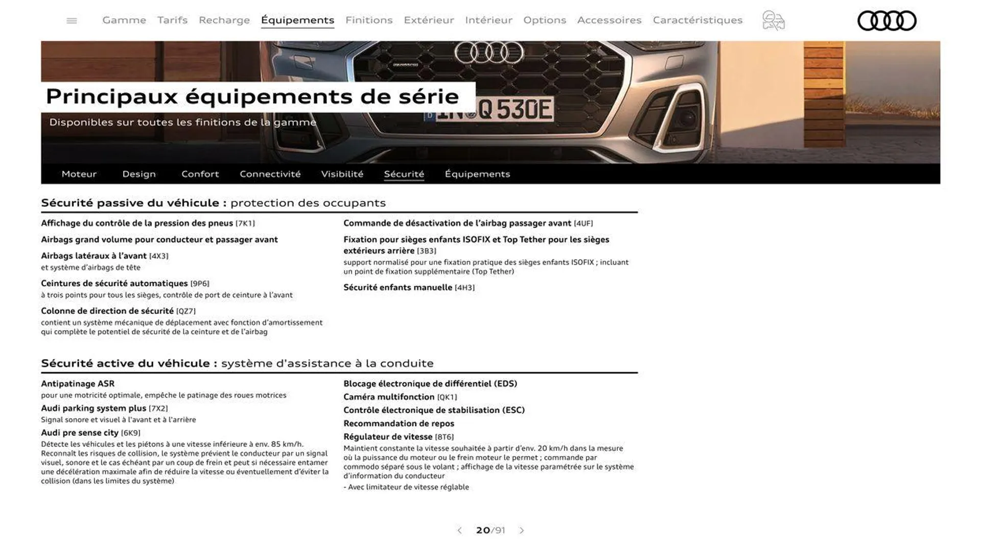 Audi Q5 & SQ5 du 20 août au 31 décembre 2024 - Catalogue page 20