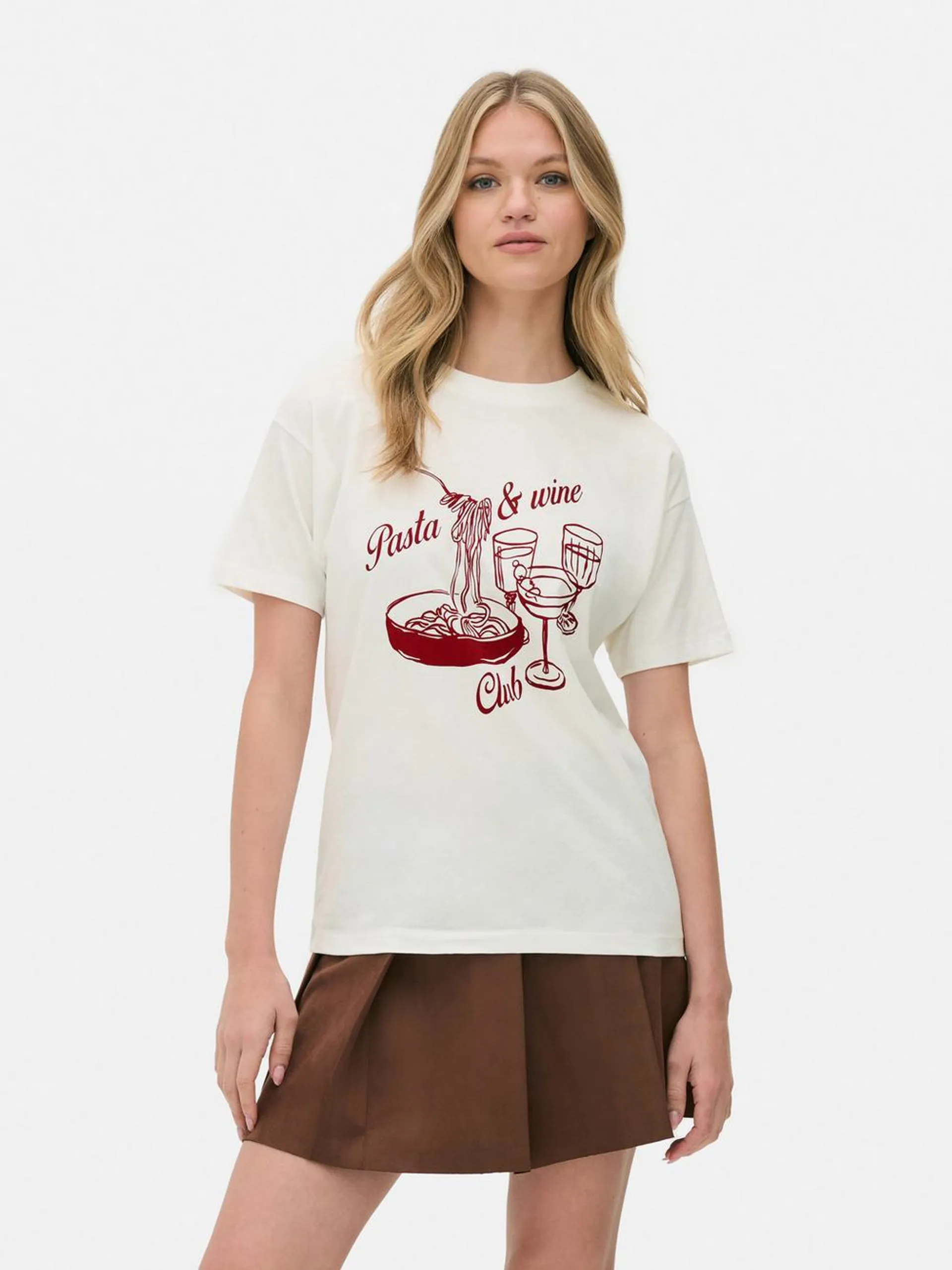 T-shirt graphique Food